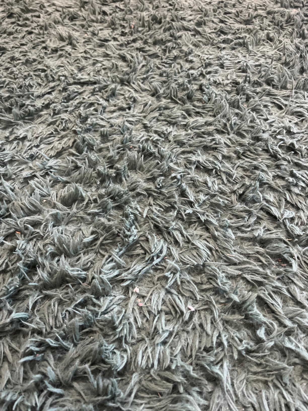 DweIke Fluffy Blue Shag Rugs for Bedroom Living Room, 4x6 Feet Soft Plush Tie-Dyed Light SkyBlue Girls Boys Kids Rug, Upgraded Non-Slip and Machine Washable Carpet for Dorm Nursery Classroom Decor customer photo 2