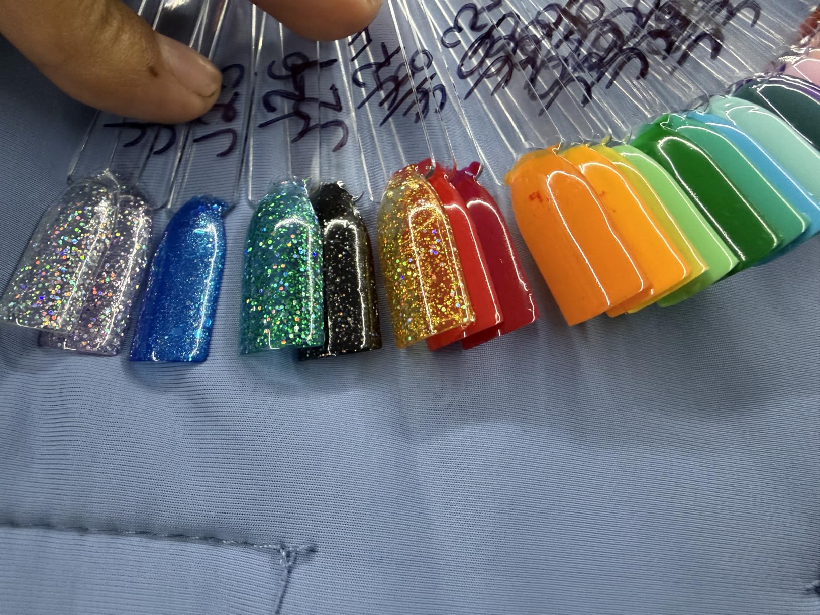 JEWHITENY 27 Colors Nail Polish Kit with U V Light, U V LED Nail Dryer Lamp Curing Gel Nail Polish Set Popular Gel Polish Set DIY at Home, Nail Manicure Tools customer photo 2