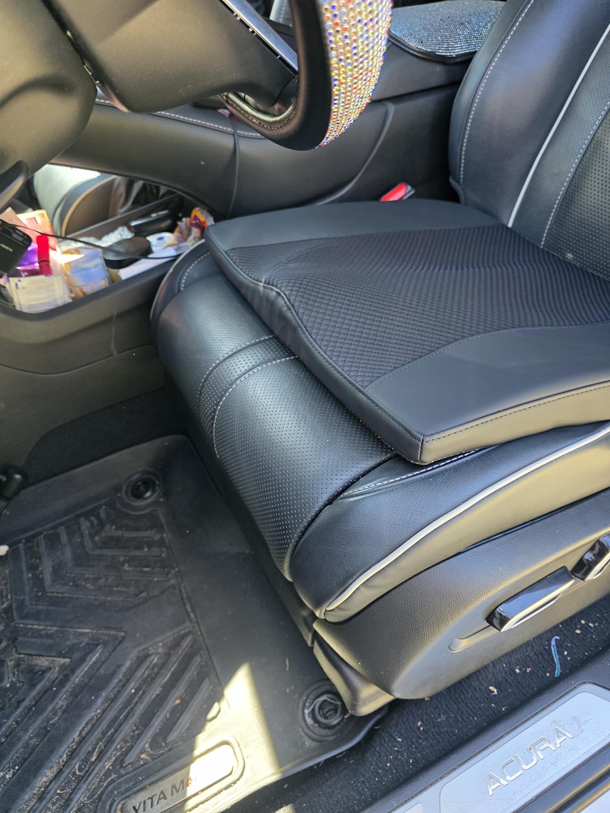 Lofty Aim Car Seat Cushion, Memory Foam Car Seat Cushions for Long Driving customer photo 1
