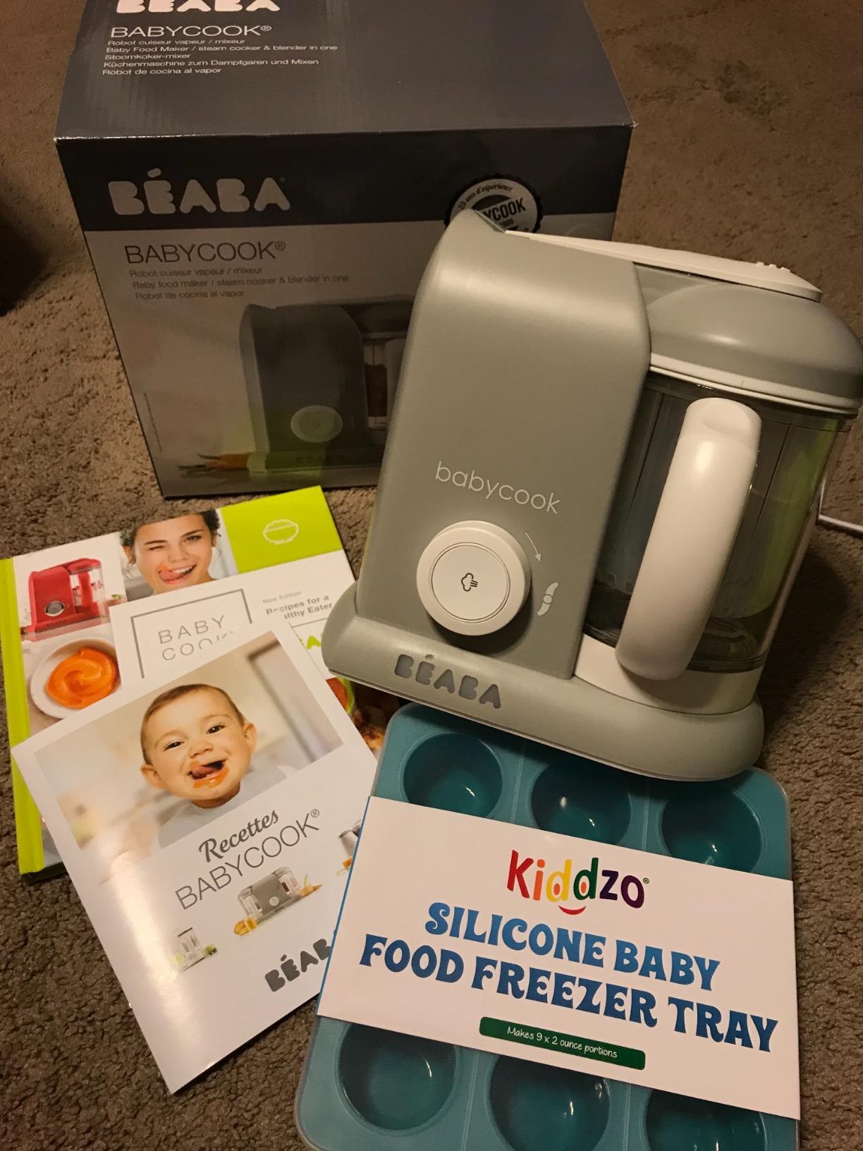 BEABA Babycook Solo 4 in 1 Baby Food Maker, Puree Steamer and Blender for Purees, Grinder with Auto Steam Cooking, Lrg Capacity 4.5 Cups 27 Servings in 20 Mins, Eucalyptus customer photo 1