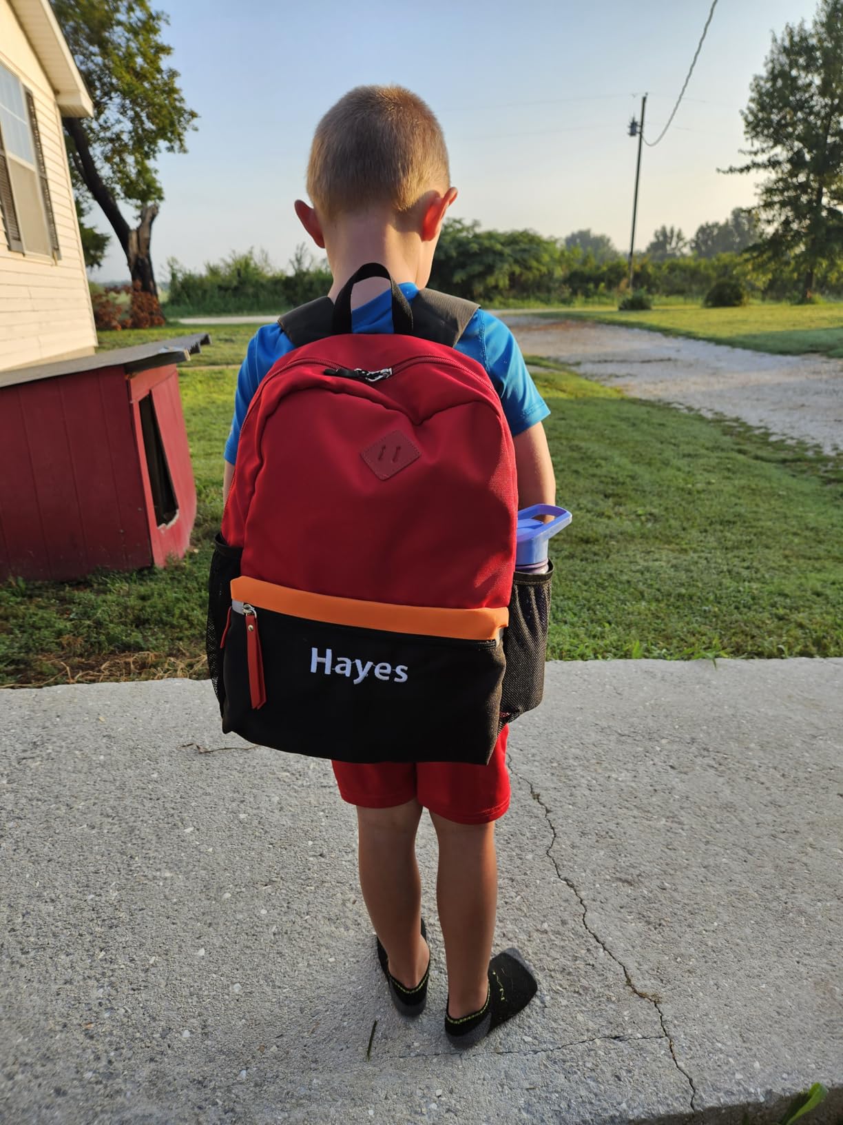 Toddler Kids Backpack for Boys or Girls, Green Blue, 15 Inch | Small Size for School: 15.0