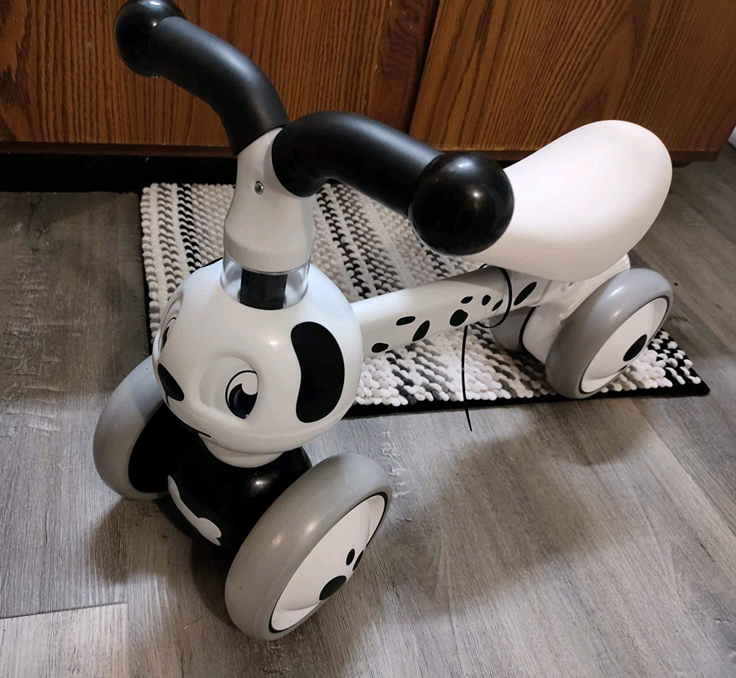 YGJT Baby Balance Bike for 1 Year Old Boy and Girl, Indoor Outdoor Non-Pedal Baby Walker Toys for 10-36 Months Toddlers, Silent Wheels, 1st Birthday Gift, Kids First Bike Tiger customer photo 1