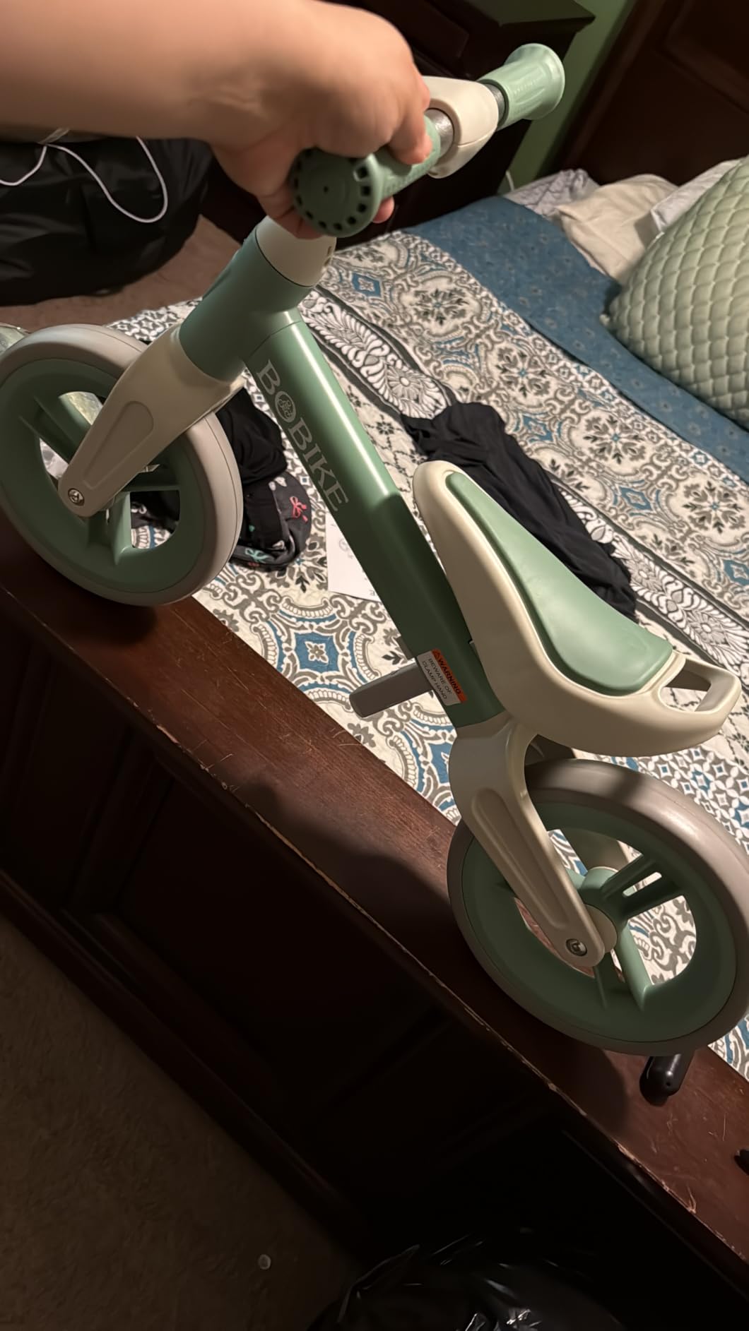 Bobike Toddler Balance Bike Toys for 1 to 4 Year Old Girls Boys Adjustable Seat and Handlebar No-Pedal Training Bike Best Gifts for Kids customer photo 1