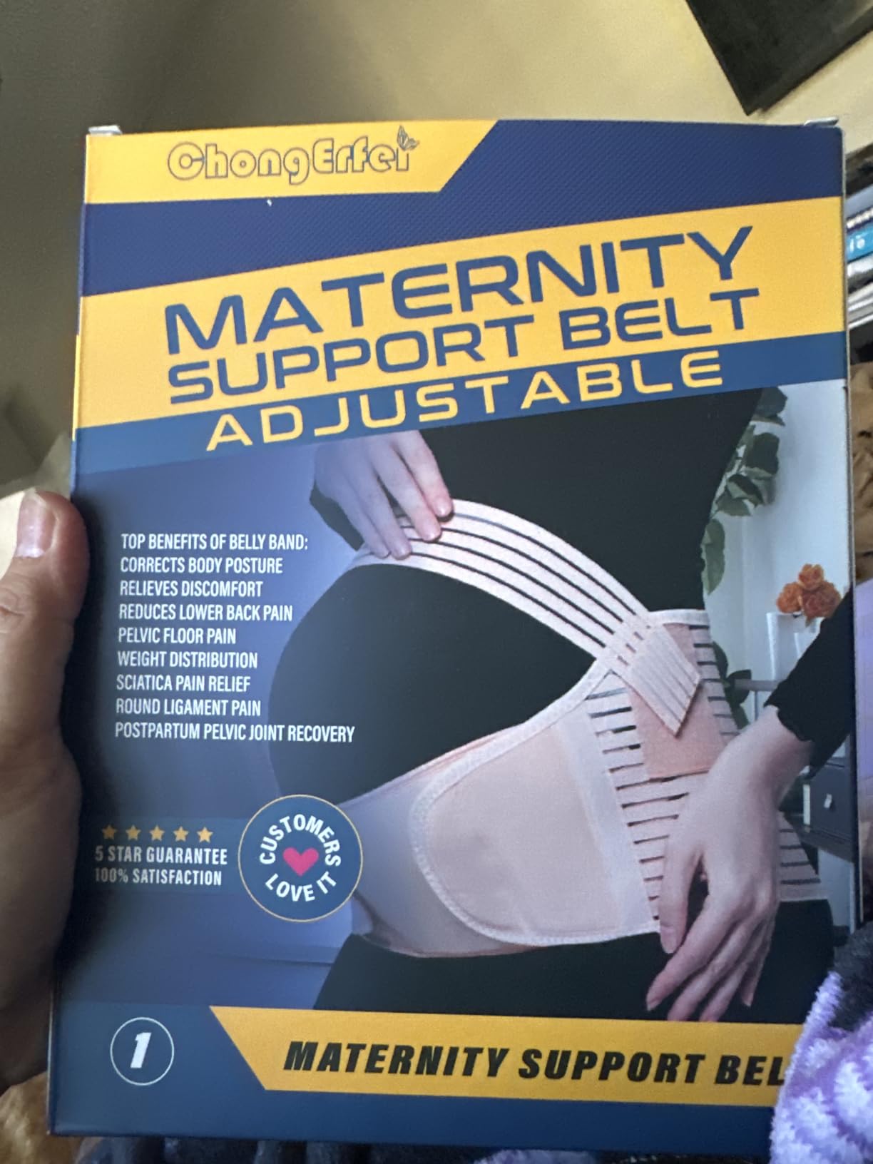 Maternity Belt Pregnancy Belly Band 3 in 1 Support Belt for Pregnant Women customer photo 1