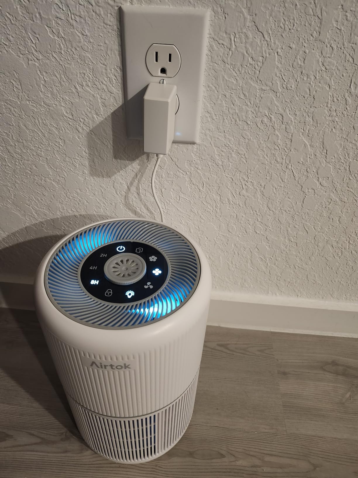 2 Pack Air Purifier for Home Bedroom with H13 True HEPA Filter for Smoke, Smokers, Dust, Odors, Pollen, Pet Dander | Quiet 99.9% Removal to 0.1 Microns | White Available for California customer photo 2