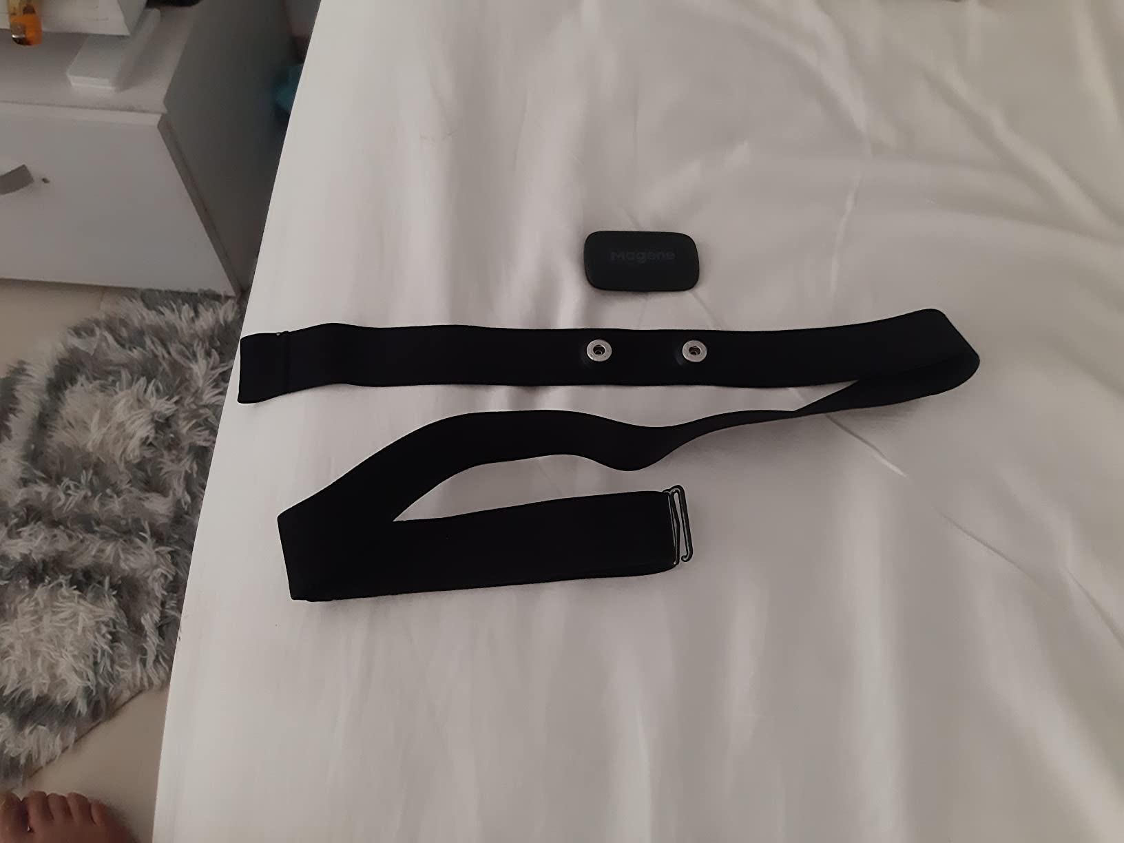 Magene H64 Heart Rate Monitor, Heart Rate Sensor Chest Strap, Protocol ANT+/Bluetooth, Compatible with iOS/Android APPs (New H64) customer photo 1