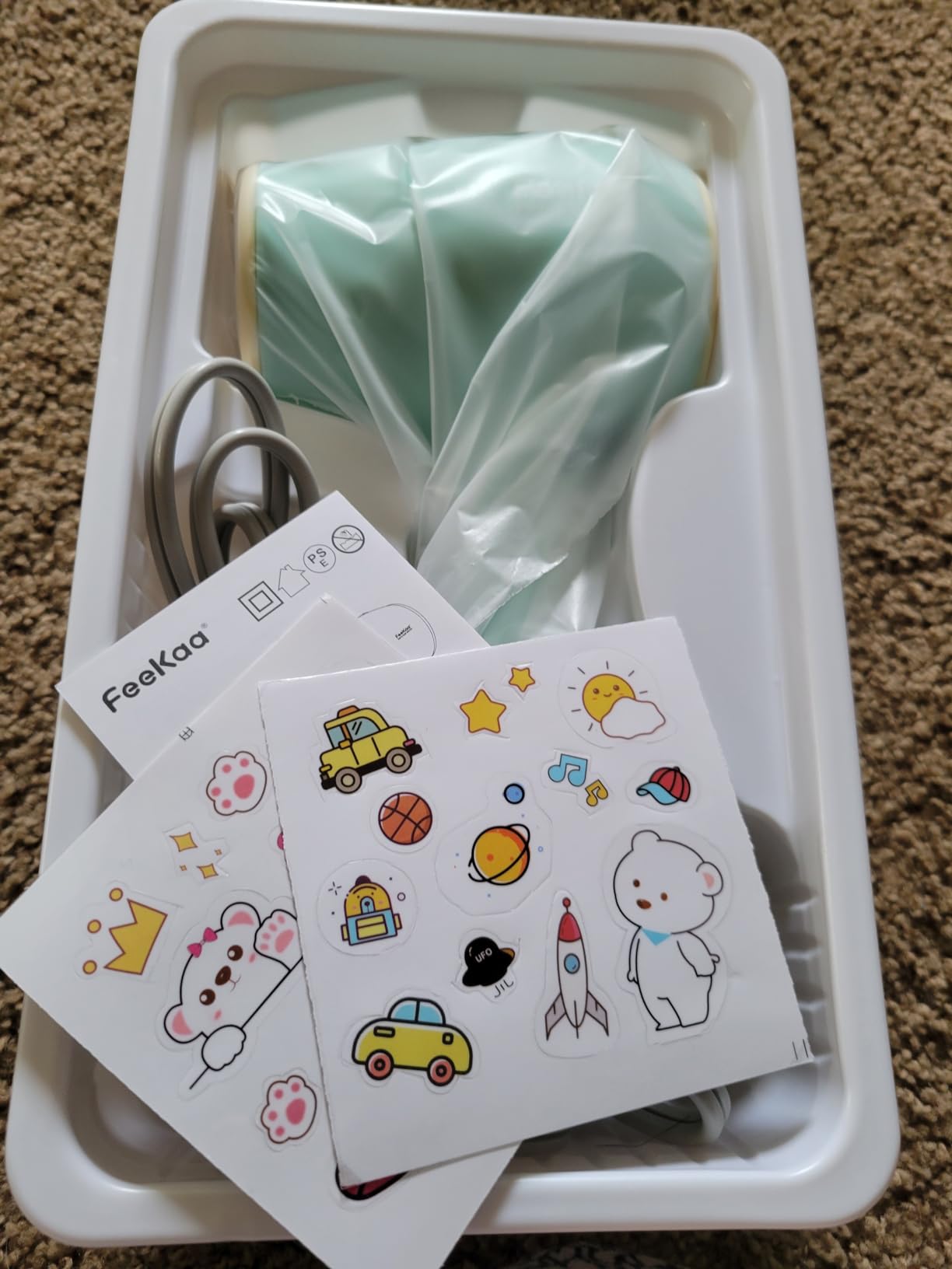 FeeKaa Kids Hair Dryer, Pink, 500 Watt, Lightweight, Gentle Heat, Safe for Kids, Anti-Scald Design customer photo 1