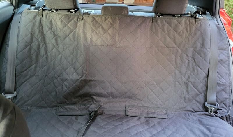 VIEWPETS Bench Car Seat Cover Protector, Waterproof Heavy-Duty, Khaki customer photo 1