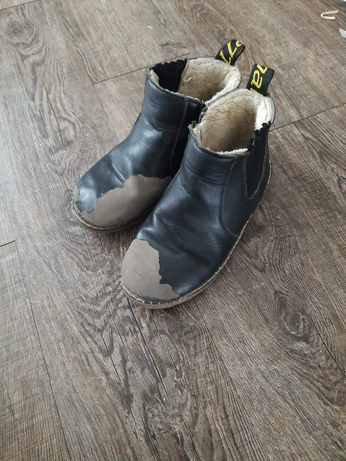 DADAWEN Boys Girls Waterproof Outdoor Side Zipper Comfort Chelsea Ankle Boots Combat Ankle Booties (Toddlers/Little Kids/Big Kids) customer photo 2