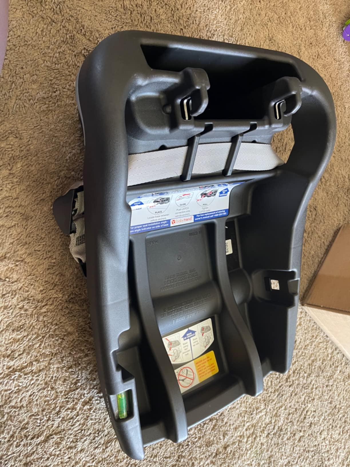 Baby Trend EZ-Lift™ Plus Infant Car Seat Base, Black – Secure Click-in Attachment, Adjustable Recline Positions, Easy-Leveling Setup, Everyday Convenience for Growing Families customer photo 2