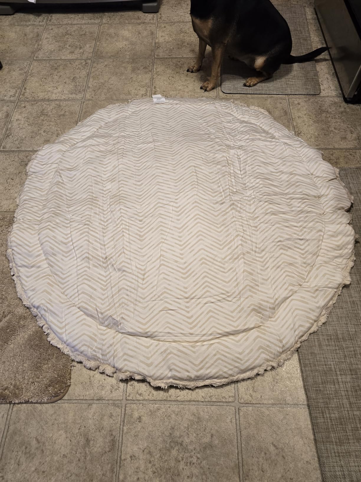 MakeMake Organics GOTS Certified Organic Cotton Play Mat (Round 48