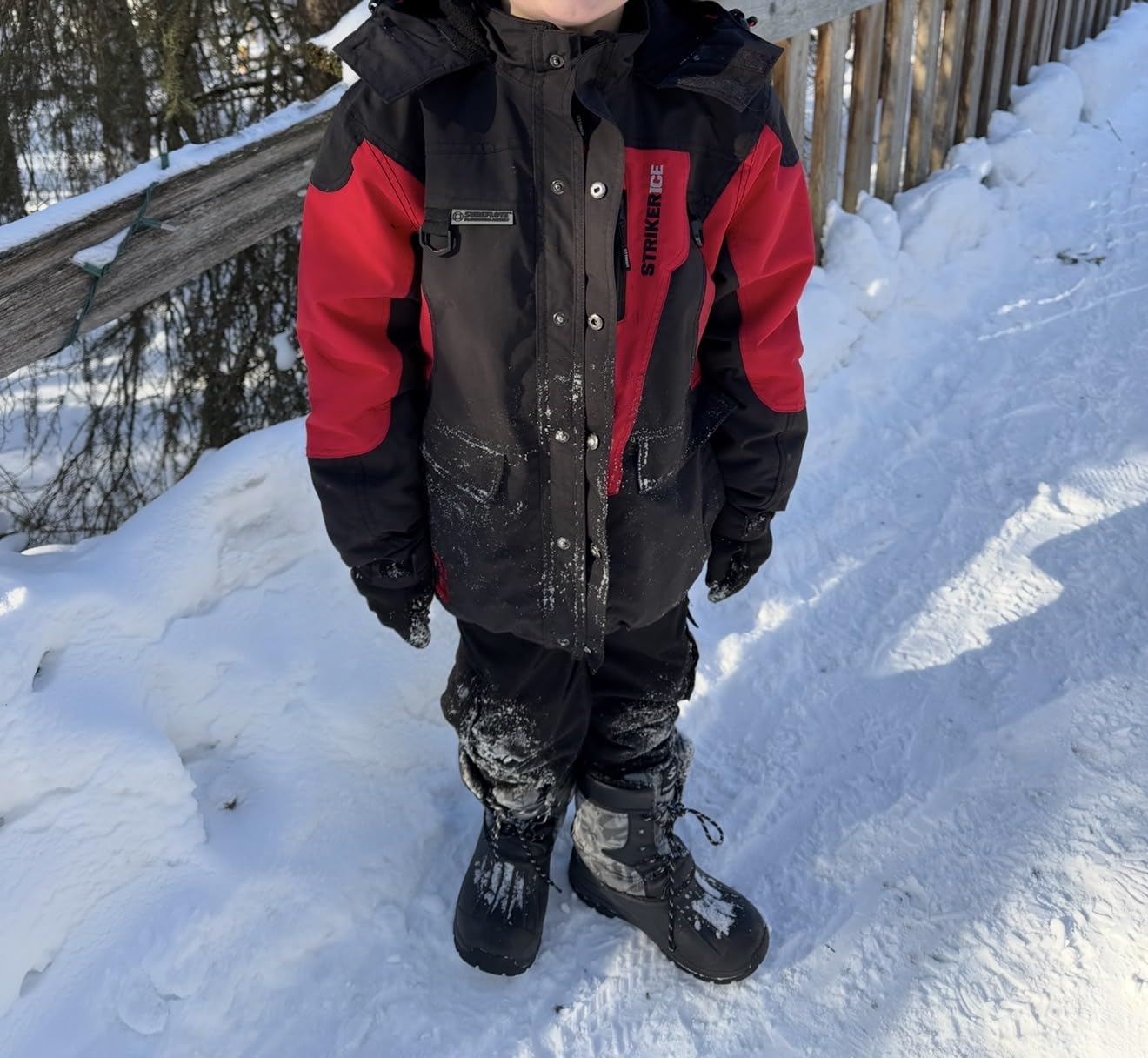 Boys' Waterproof Winter Snow Boots with Insulation for Cold Weather customer photo 2