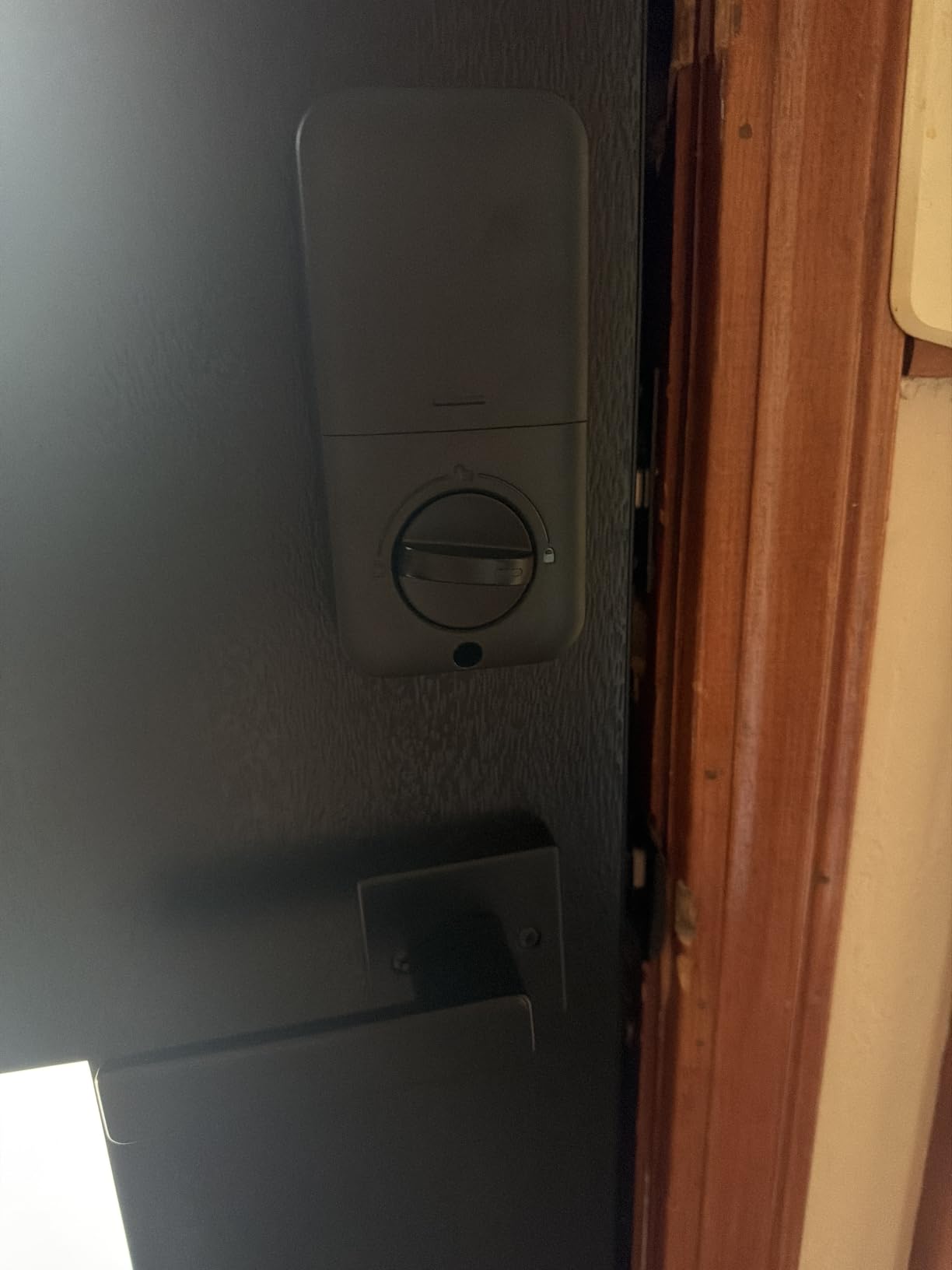 Zowill Keyless Entry Keypad Deadbolt Lock with Handles, Matte Black customer photo 1