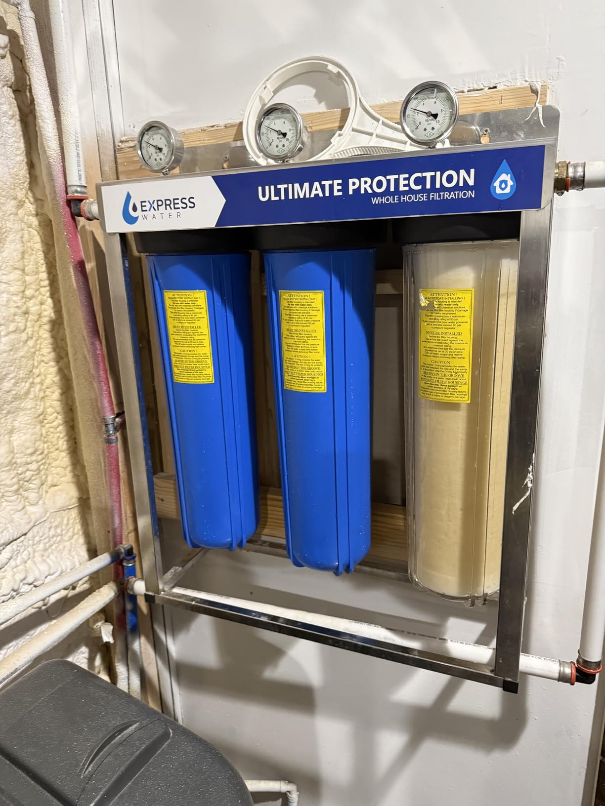 Express Water Whole House Water Filter System, Ultimate Protection, 3-Stage customer photo 2