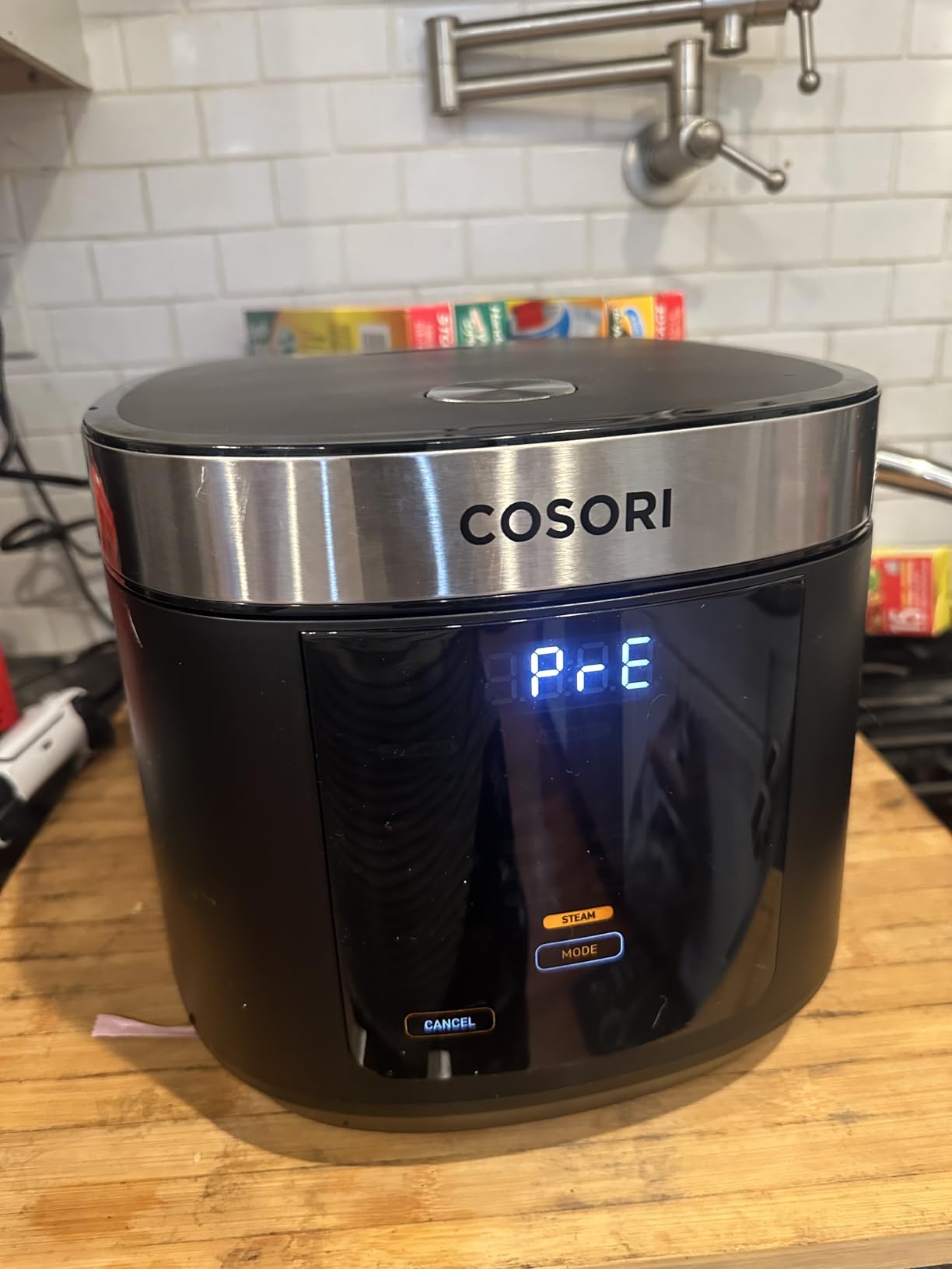 Cosori Rice Cooker 10 Cup, Fuzzy Logic, Ceramic Coating Inner Pot,18-in-1 customer photo 2