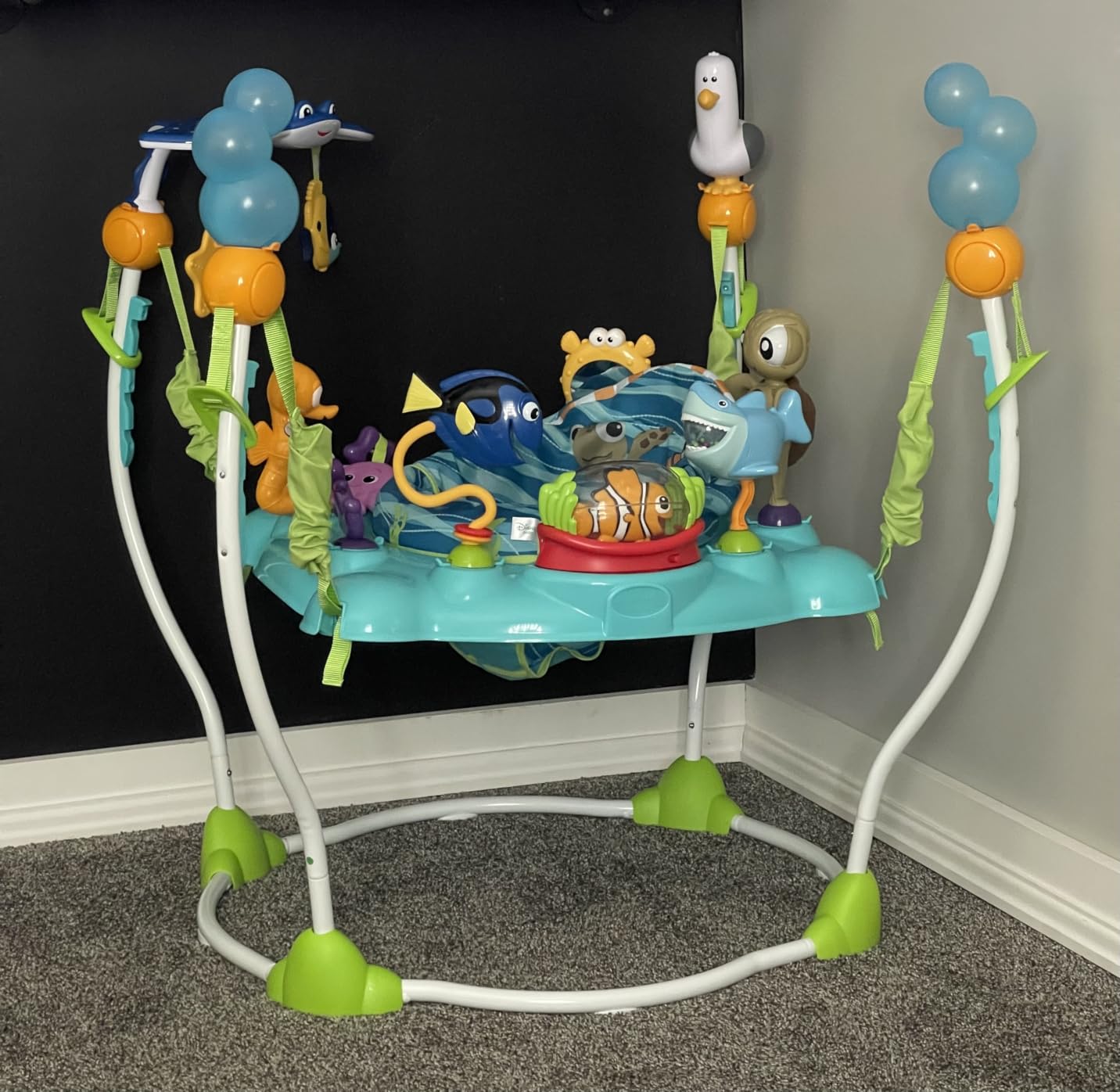 Bright Starts Disney Baby Minnie Mouse Forever Besties Baby Activity Center Jumper with 10 Toys, Lights & Sounds, 360-Degree Seat, 6-12 Months (Pink) customer photo 2