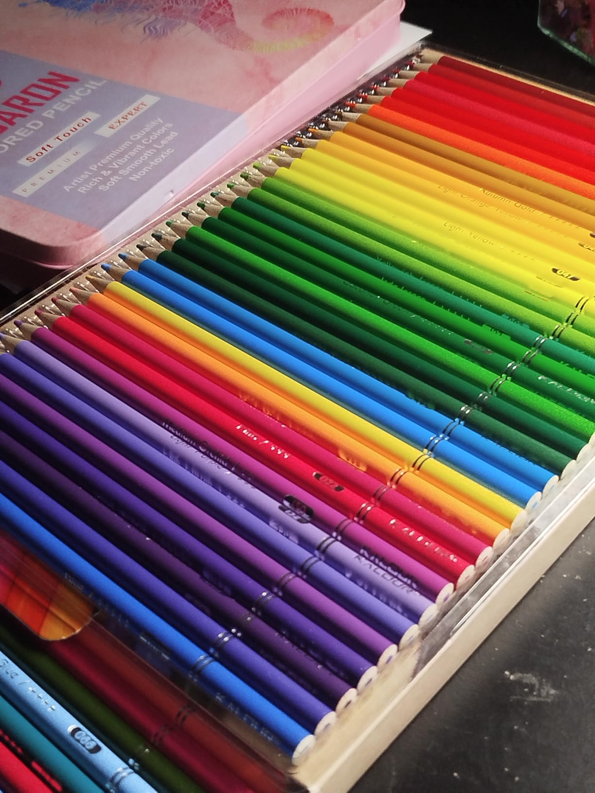 KALOUR 72 Count Colored Pencils for Adult Coloring Books, Soft Core,Ideal for Drawing Blending Shading,Color Pencils Set Gift for Adults Kids Beginners customer photo 2