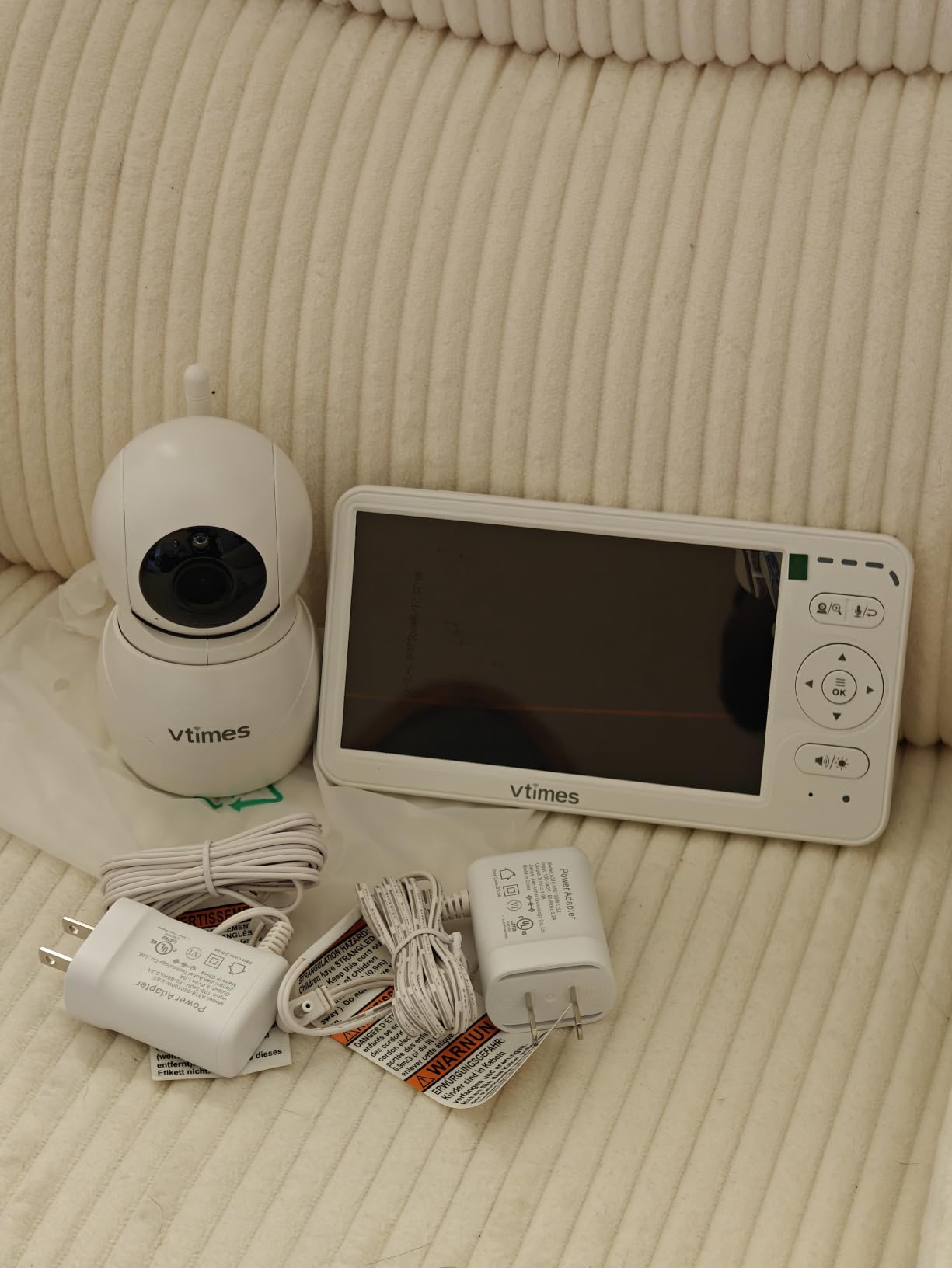 VTimes No WiFi Baby Camera Monitor, 3.2