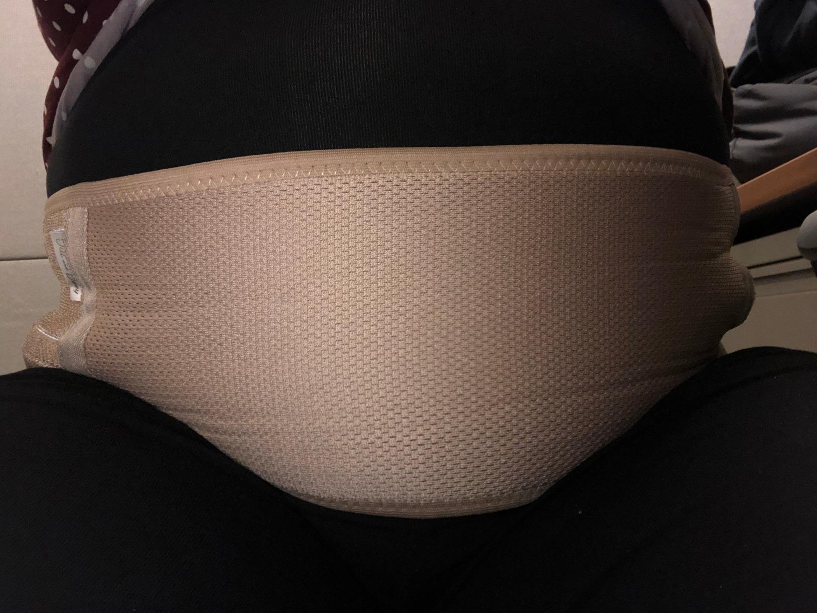 Jill & Joey Maternity Belt - Belly Band for Pregnant Women - Back Brace & Belly Support - Pregnancy Must-Have - Back Pain Relief (Black, Medium) customer photo 1