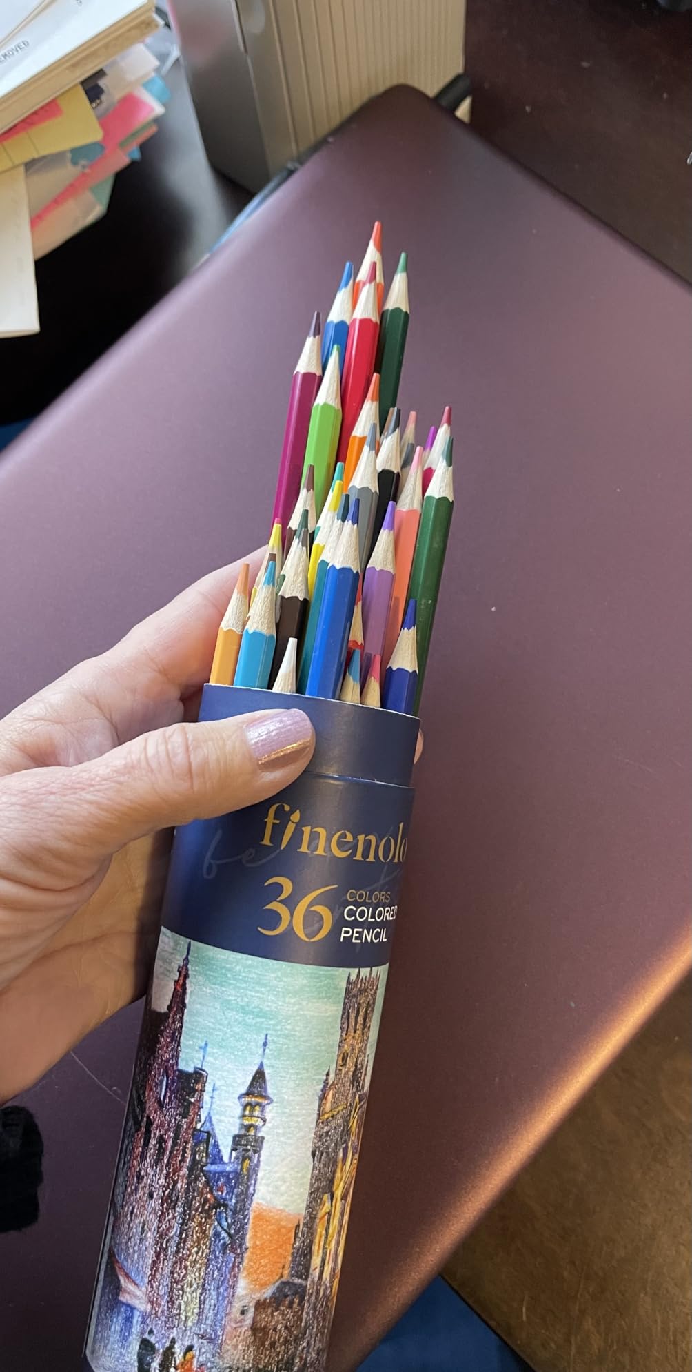 finenolo 36 Pack Colored Pencils for Adult Coloring Books customer photo 2