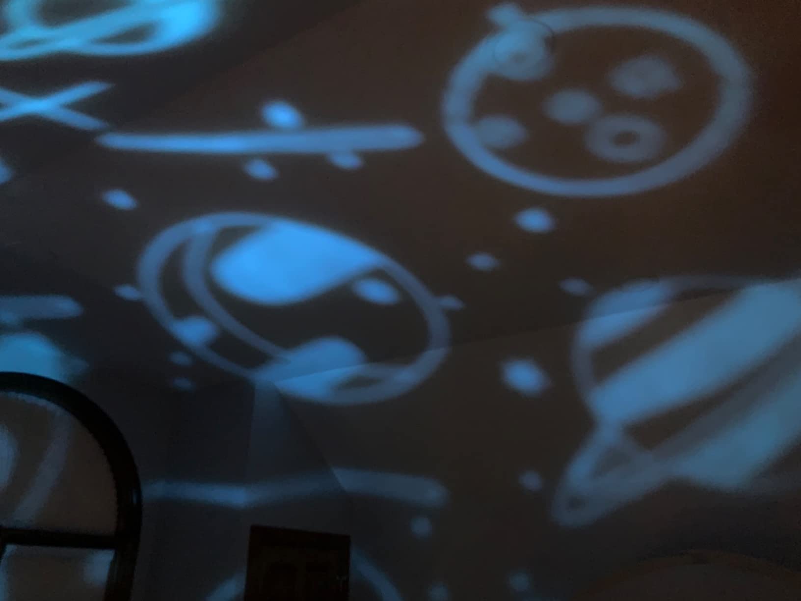 Astronaut Desk Lamp for Kids,Star Space Projector Galaxy Small Desk Lamps customer photo 2