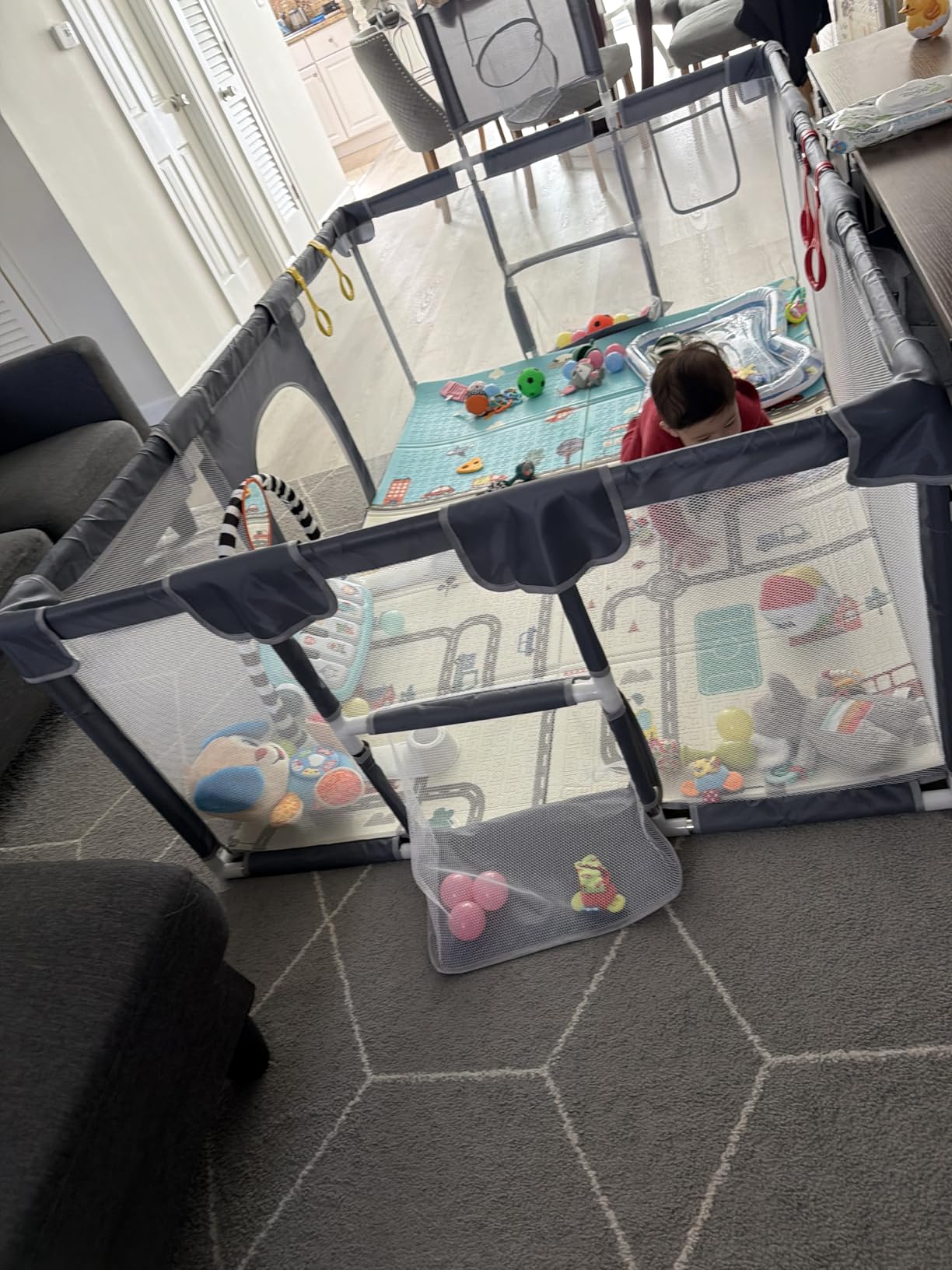 Magnelogy Large Baby Playpen with Foldable Mat - 71