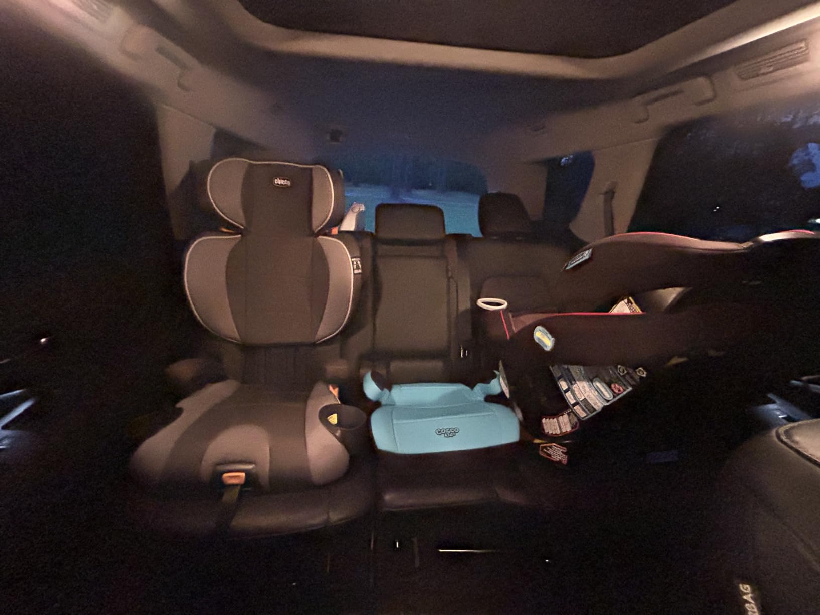Cosco Topside Backless Booster Car Seat, Lightweight Booster Seats for Cars 40-100 lbs, Backless Booster Seat for Car, Rainbow customer photo 2
