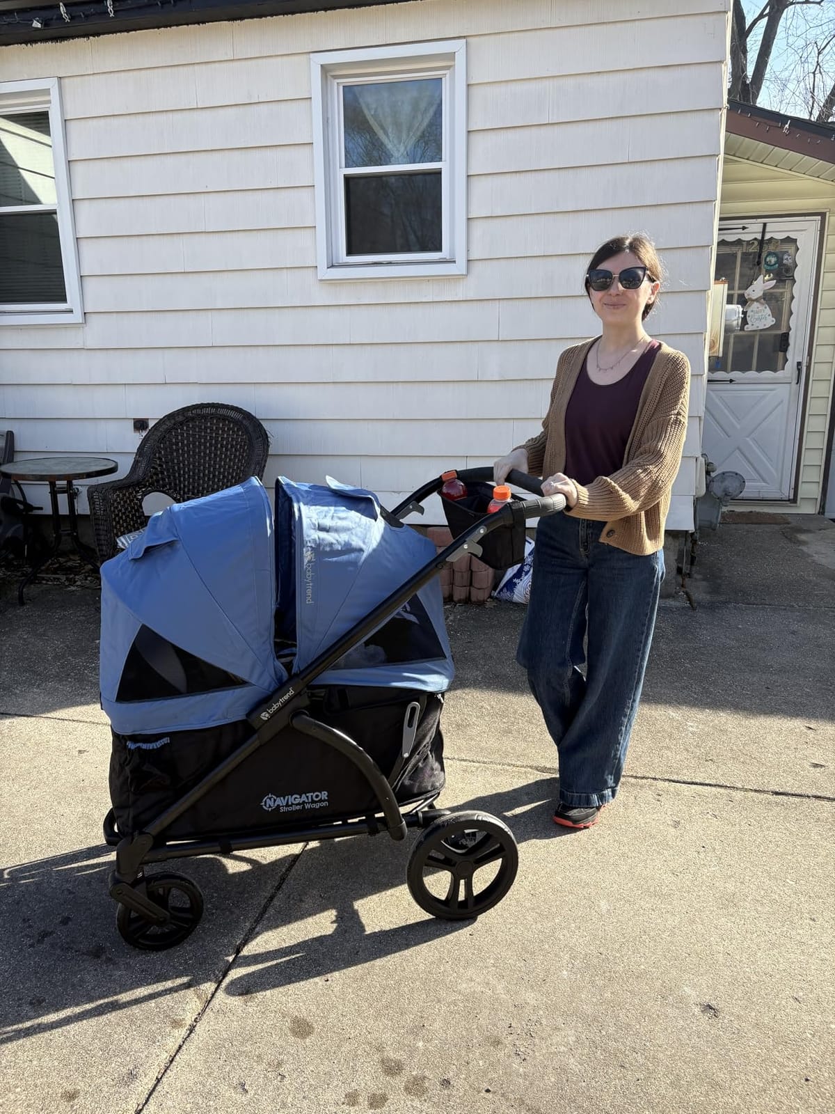 Baby Trend Navigator 2-in-1 Stroller Wagon, Dash Blue customer photo 1