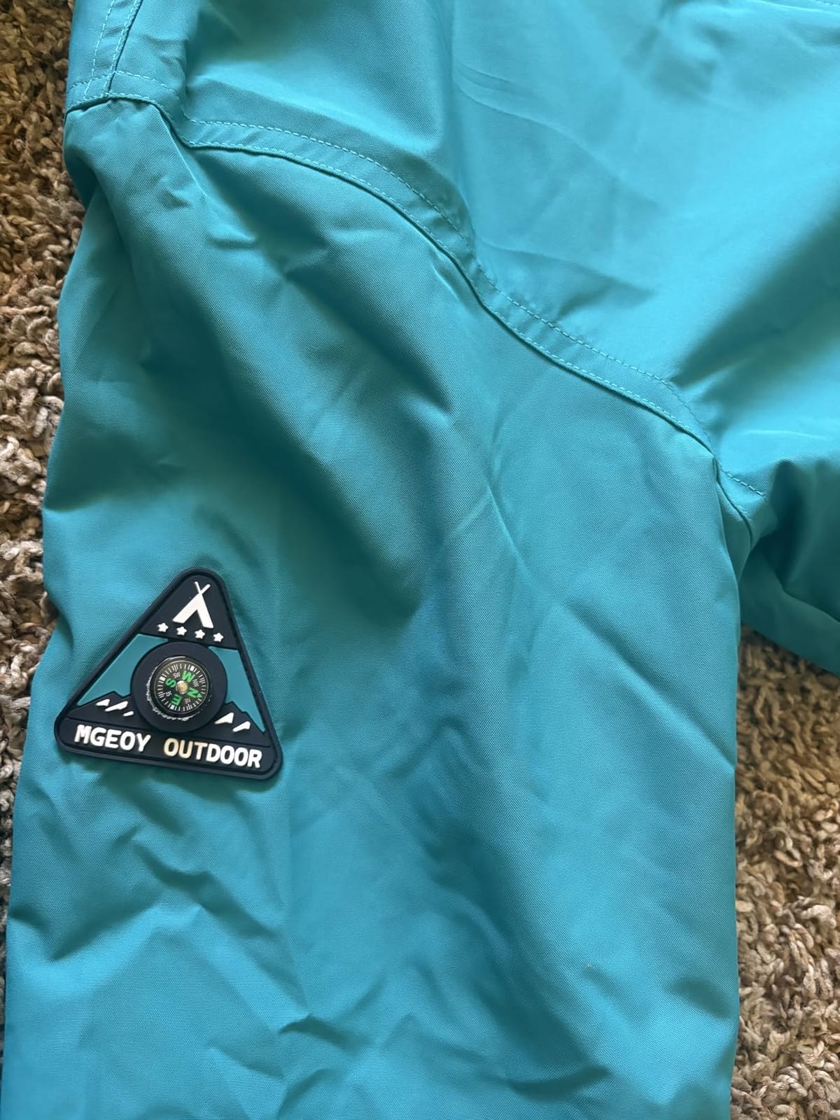 MGEOY Boys Girls Rain Jacket Lightweight Waterproof Hooded Fleece Lined Raincoat Windbreakers for Kids customer photo 1