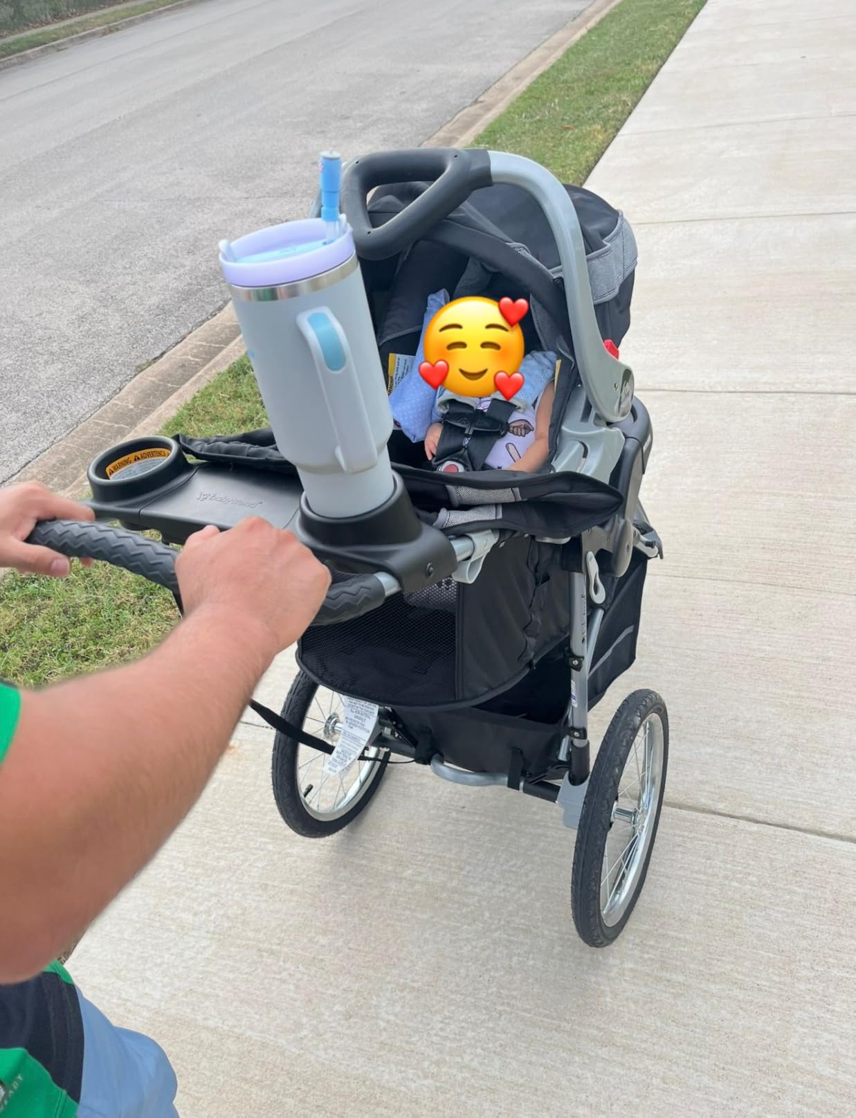 baby Trend Expedition® Jogger Travel System with EZ-Lift™ Infant Car Seat, Dash Black customer photo 1