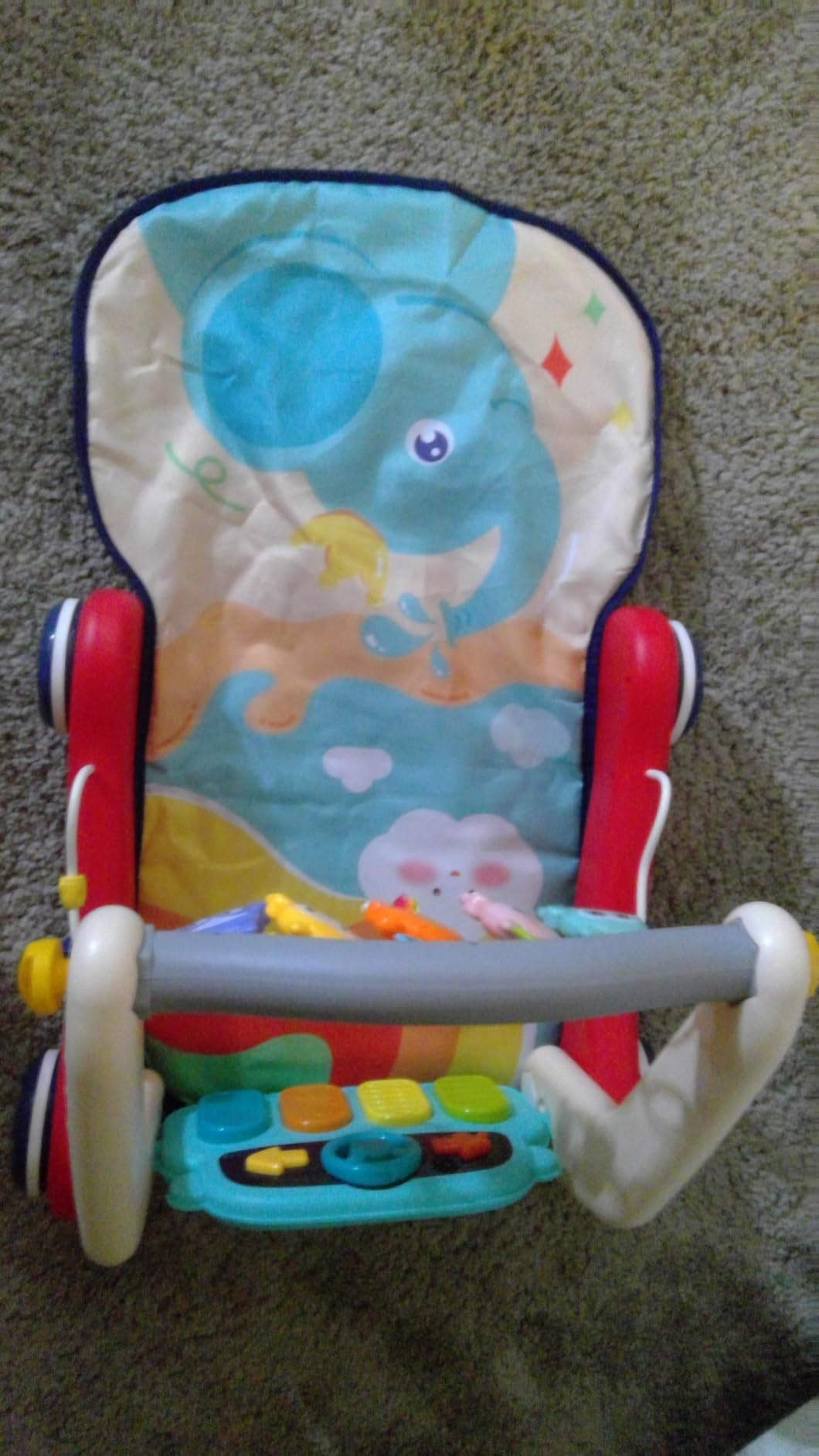 Baby Gym Play Mat & Baby Walker with Music and Light for Infants 0 Month Up customer photo 1