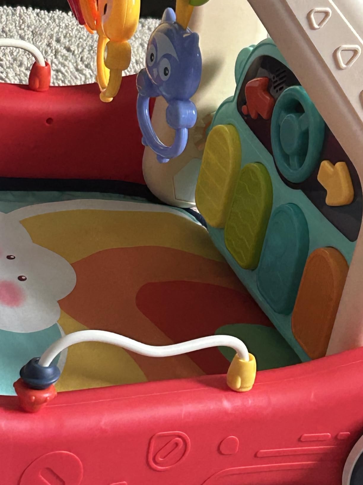 Baby Gym Play Mat & Baby Walker with Music and Light for Infants 0 Month Up customer photo 2