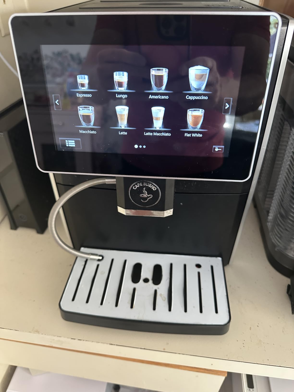 Cafe Bueno Super Automatic Espresso Machine For Home - Coffee Machine With Grinder & Milk Frother For Latte, Cappuccino, Macchiato - Auto Wake & Sleep – All Milk Types customer photo 1