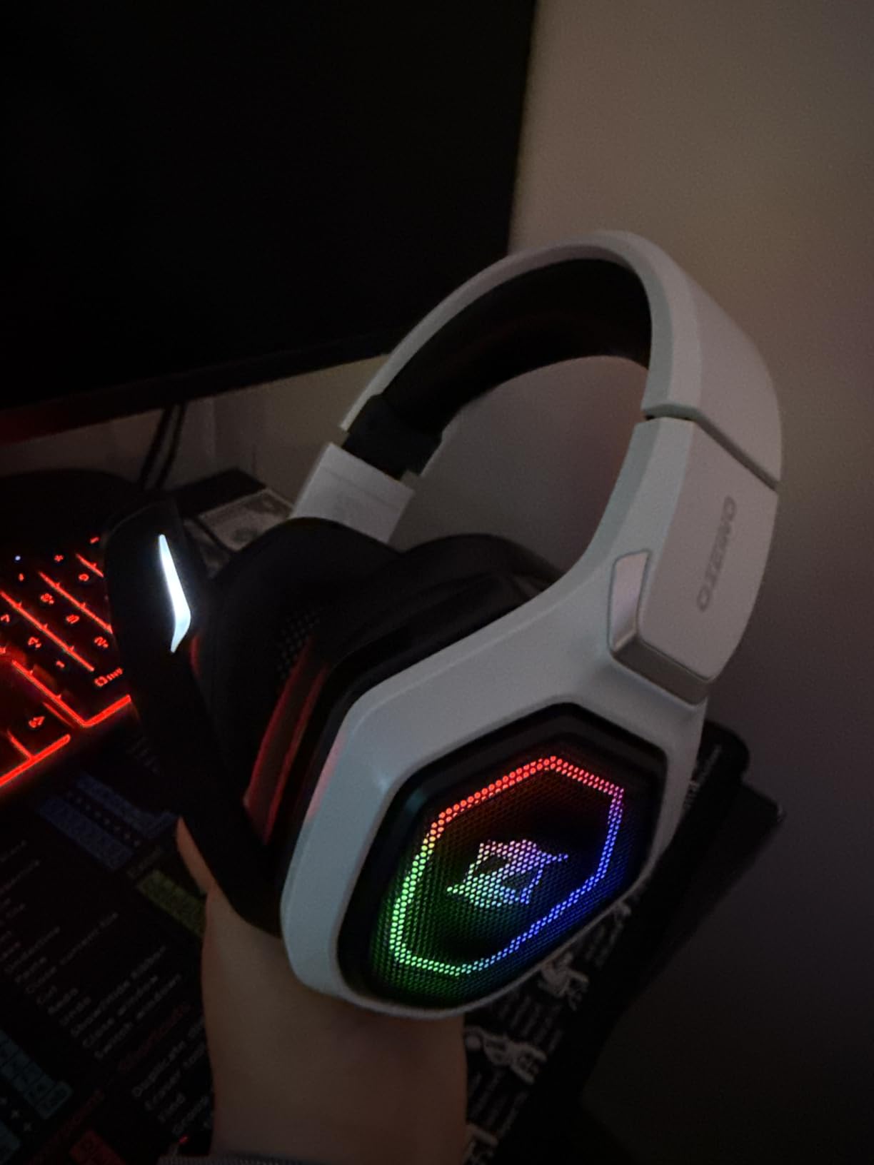 Ozeino Wireless Gaming Headset for PS5, PC, Switch| Lossless Audio-40H Batt customer photo 2