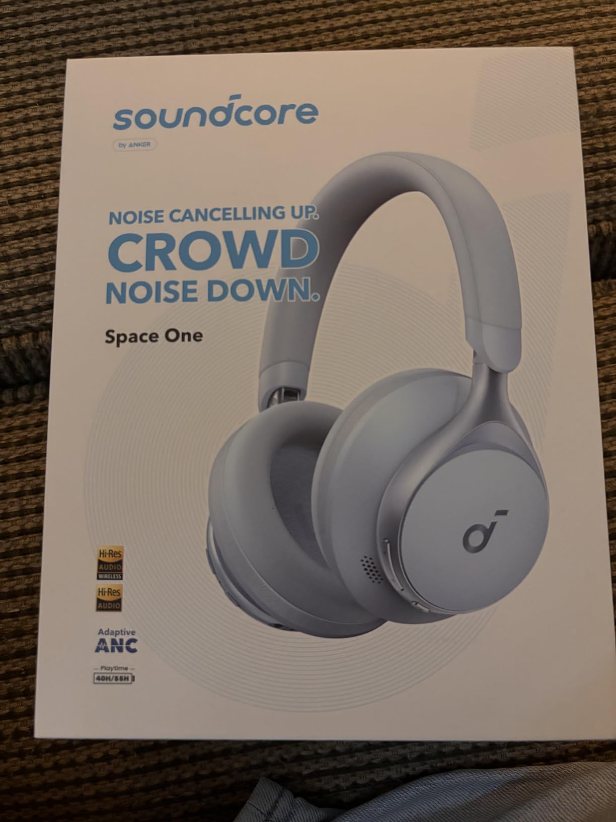 Soundcore Anker Space One ANC Over-Ear Headphones, Voice Reduction customer photo 2