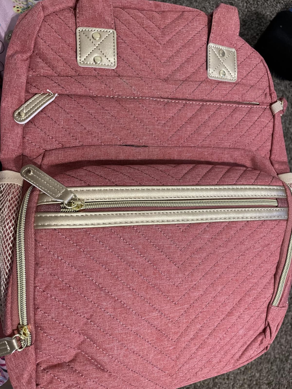 Tuwubi Diaper Bag Backpack, Baby Essentials Travel Tote Bag customer photo 1