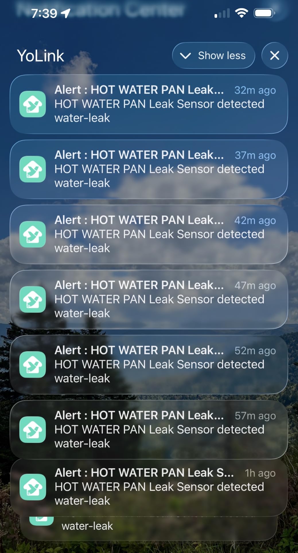 YoLink Water Leak Sensor 4 105 dB Alarm Kit: 4-Pack + Hub customer photo 1