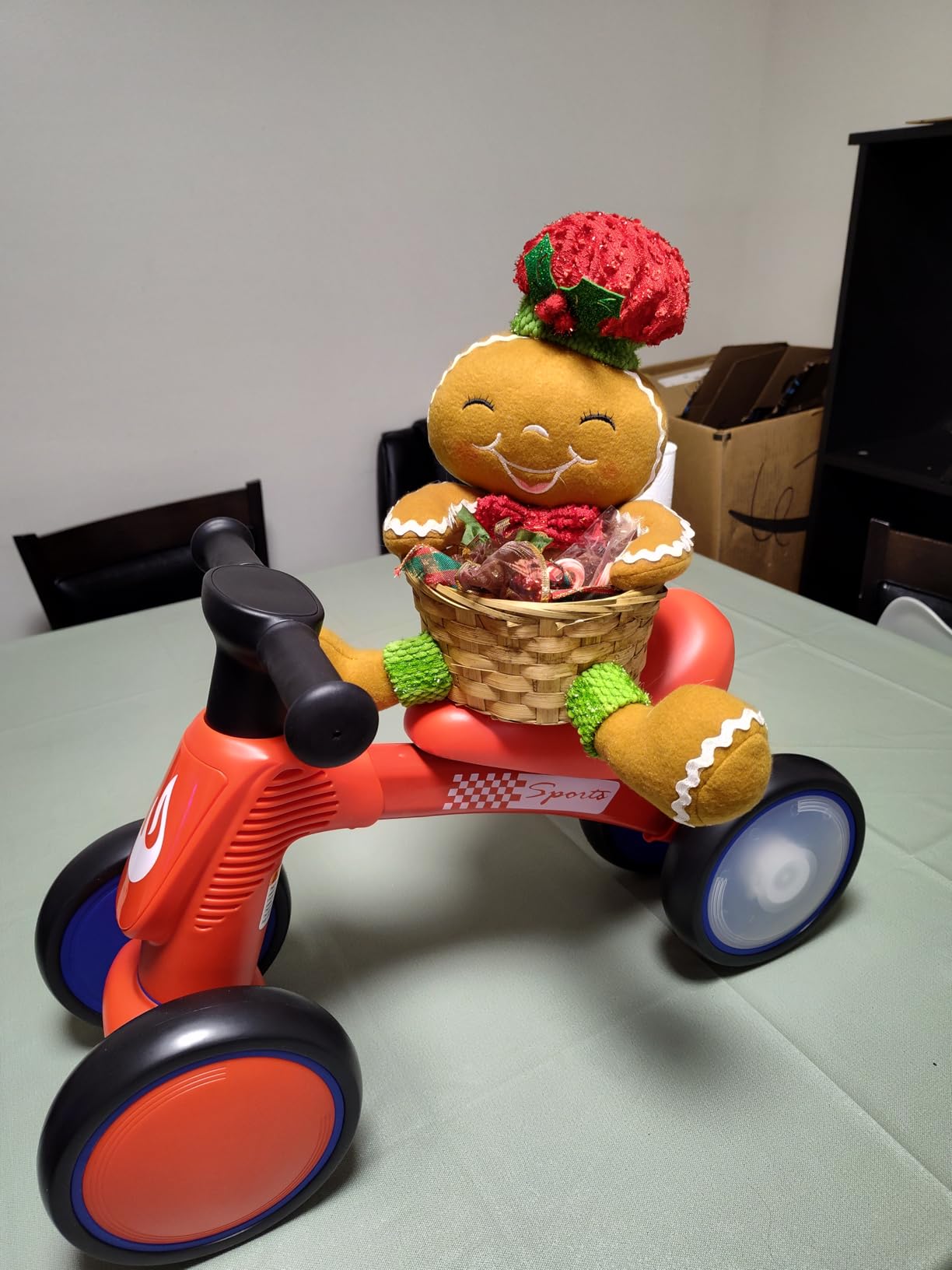 Colorful Lighting Baby Balance Bike Toys for 1 Year Old Boy Gifts, 10-36 Month Toddler Balance Bike, No Pedal 4 Silence Wheels & Soft Seat First Bike, One Year Old Boy Birthday Gift. customer photo 2