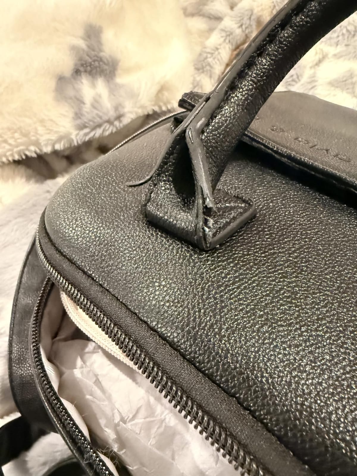 Ayla & Co Mini Bag, Transitional Minimal Diaper Bag, Vegan Leather, with Expandable Pockets, Built-In Wallet, Organizer customer photo 1