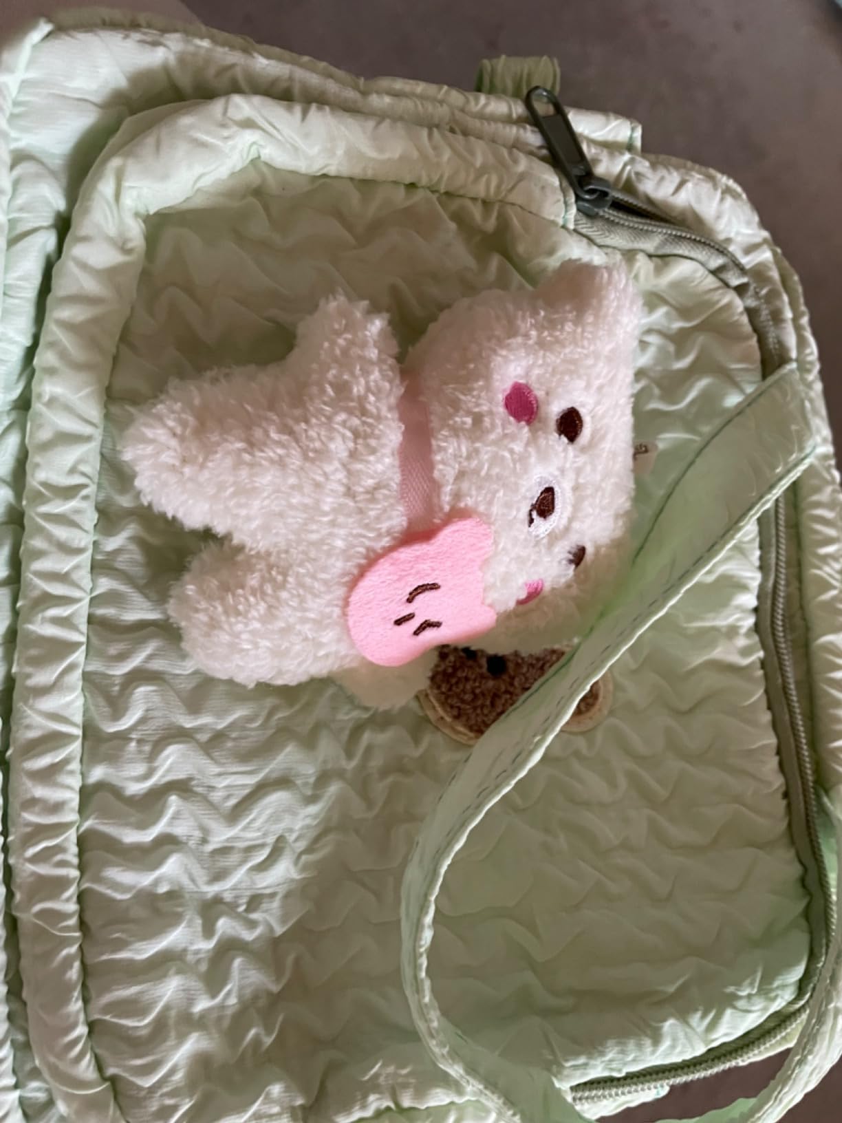 Lushandy Baby Diaper Bag Tote, Mom Bag Crossbody Diaper Bags Baby Travel Bags for Girl Pañaleras Para Bebe (Pink, Small) customer photo 1