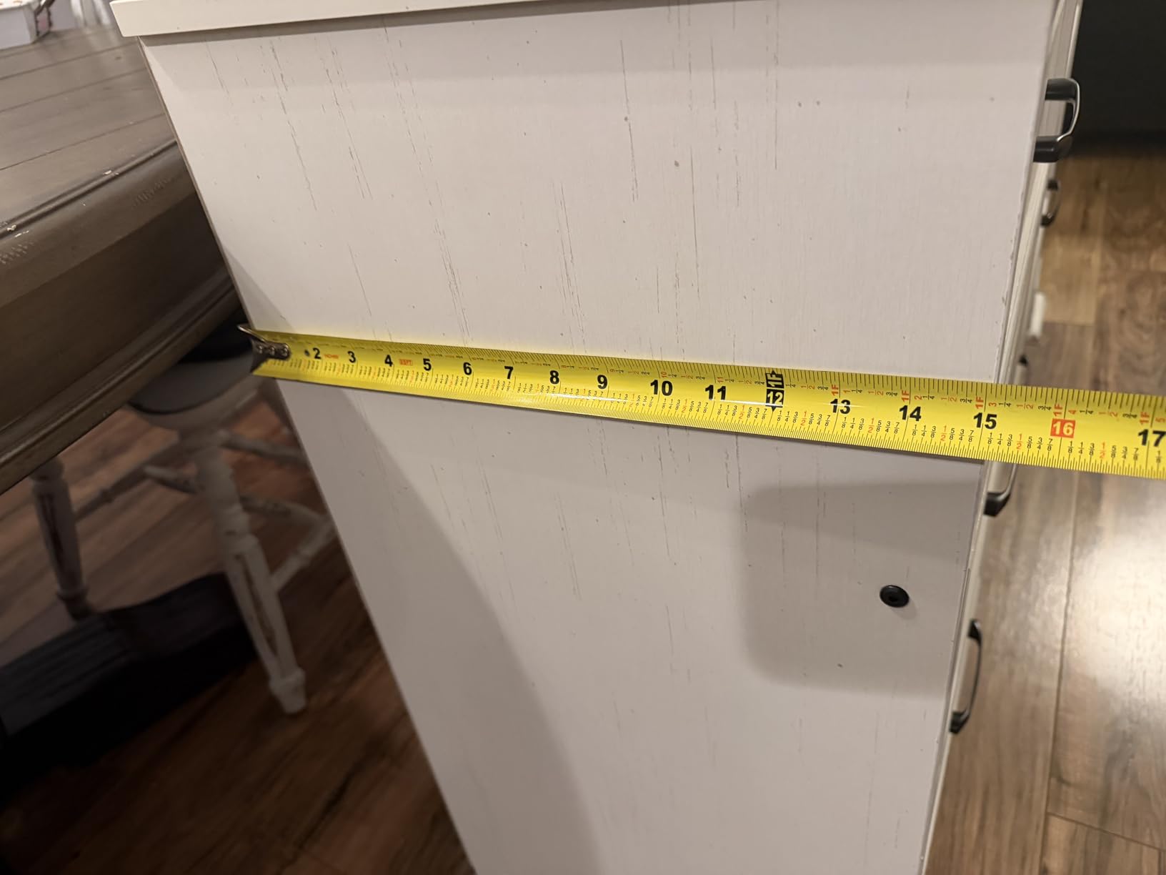 Fameill Dresser for Bedroom, 6 Drawer Wide Dresser Organizer with Charging Station, Tall Dresser for Hallway, Wood Dresser with Metal Handles, Ash Grey customer photo 1