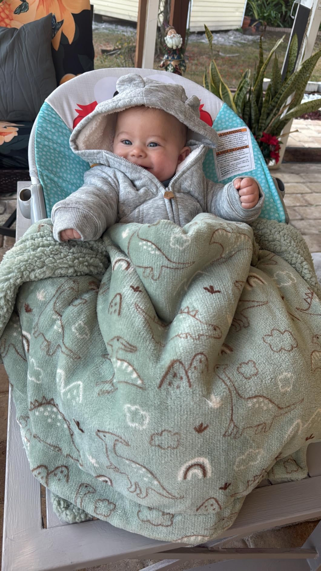Simple Joys by Carter's Baby Hooded Sweater Jacket with Sherpa Lining customer photo 2