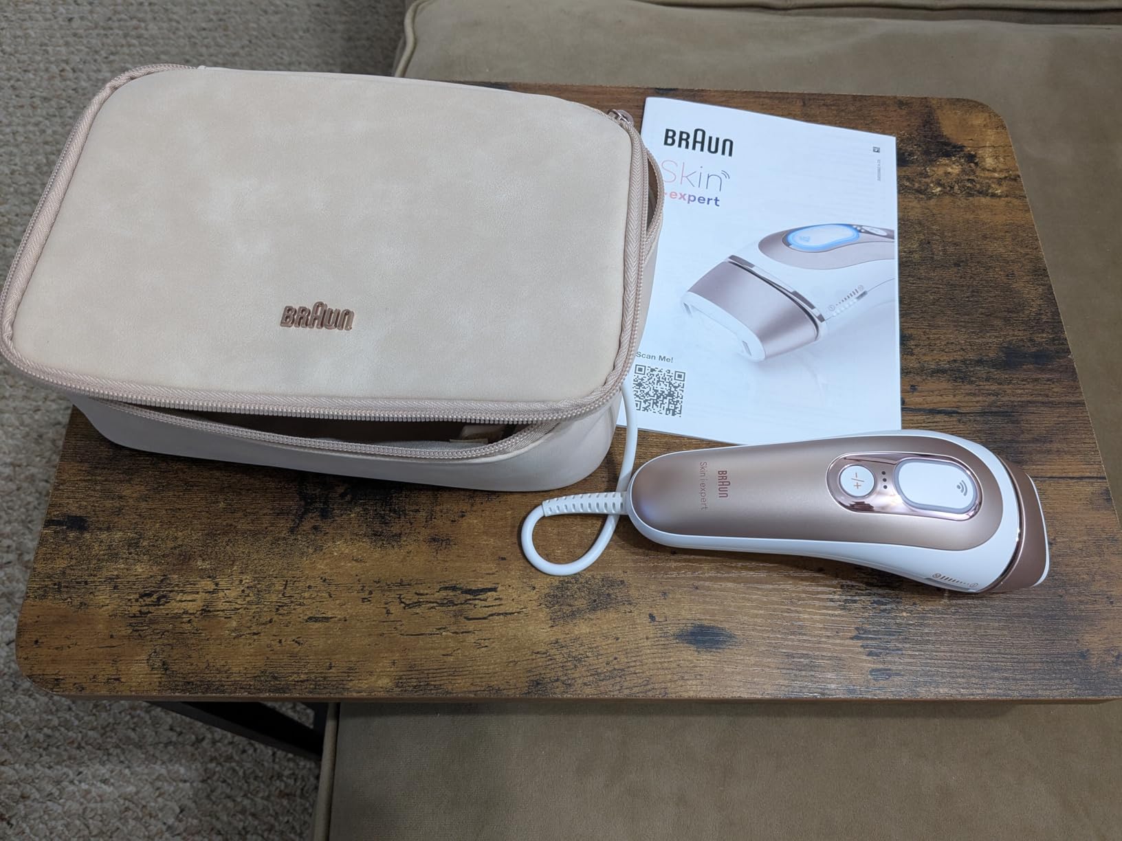 Braun Smart IPL, Skin i·Expert Pro 7, VOGUE's Best Hair Removal Device, IPL Hair Removal for Women and Men, Permanent Laser Hair Reduction At-Home, World's 1st Smart App, 3 Heads, IPL7243 customer photo 1
