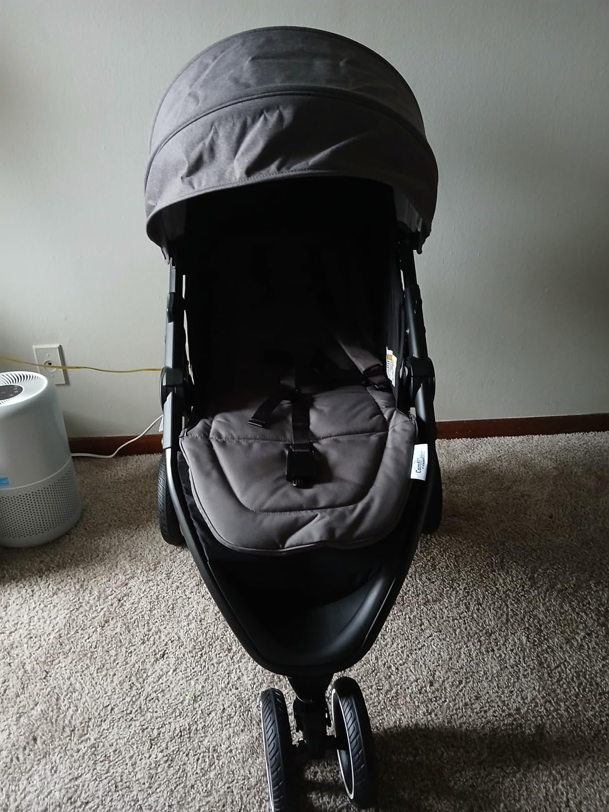 Graco Outpace LX All-Terrain 3-Wheel Baby Stroller, Cohen €” Compatible for Travel System, Easy One-Hand Fold, in-Seat Suspension for Comfortable Ride, Never-Flat Rubber Tires customer photo 1