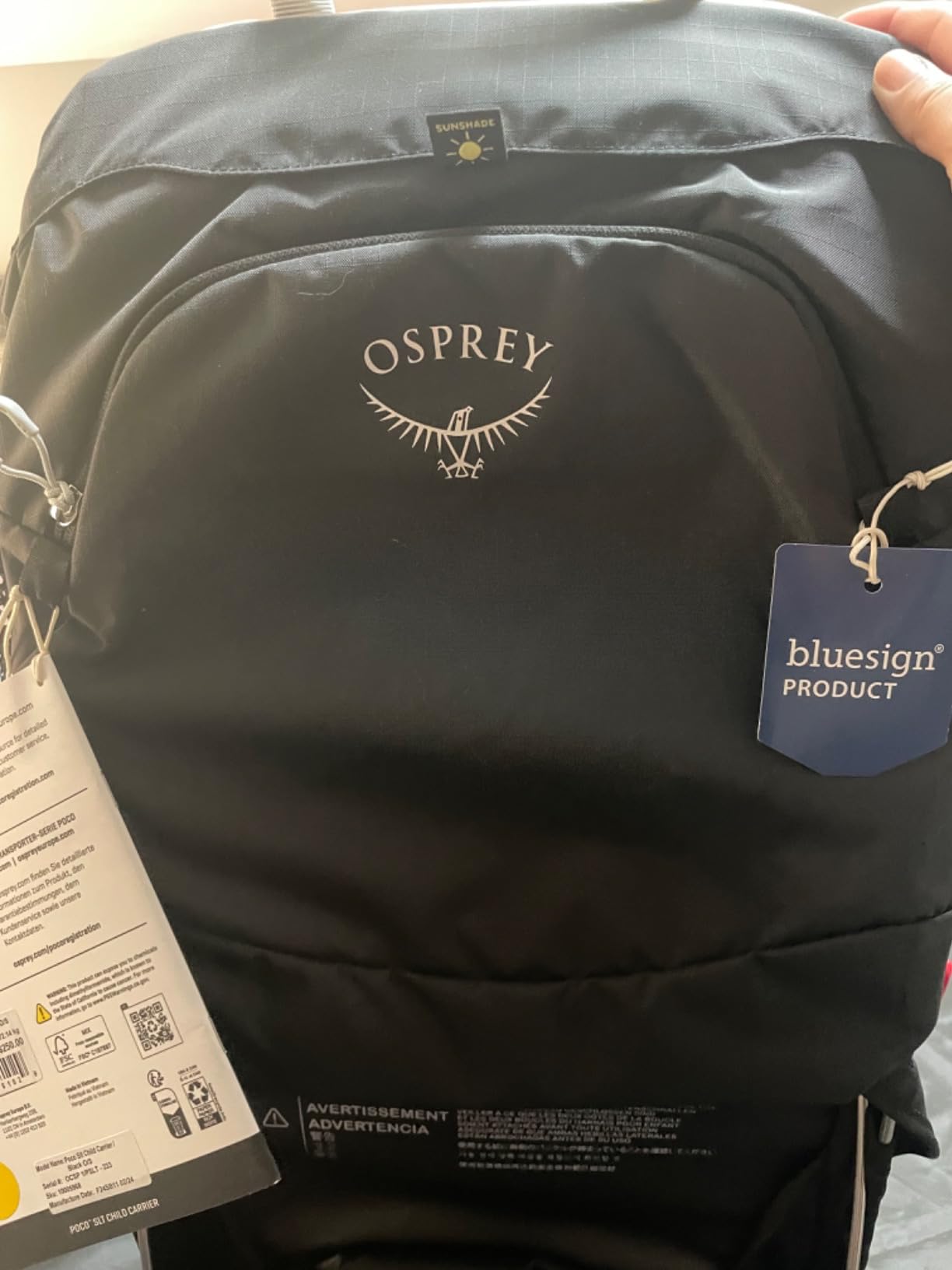 Osprey Poco SLT Lightweight Child Carrier Backpack, Green OS customer photo 1