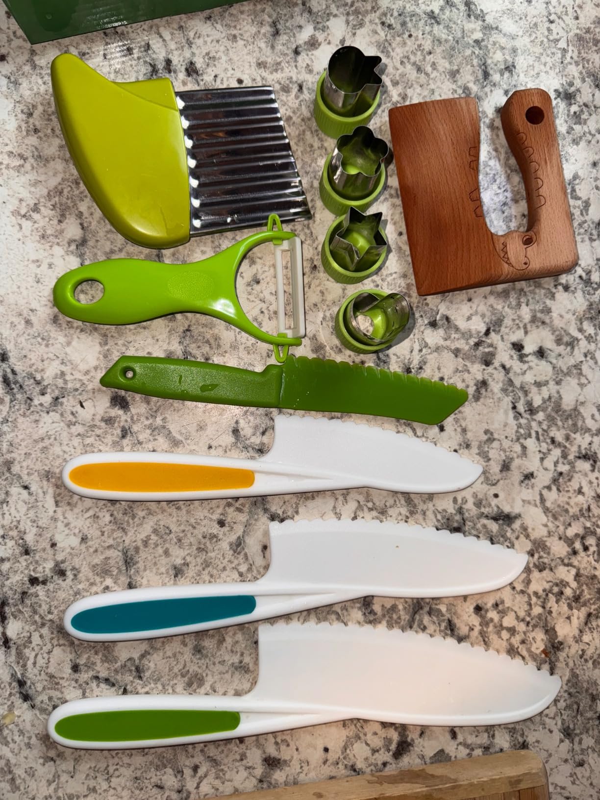 13 Pcs Kids Knife Set for Real Cooking Safe Kitchen Tools for Ages 4+ customer photo 2