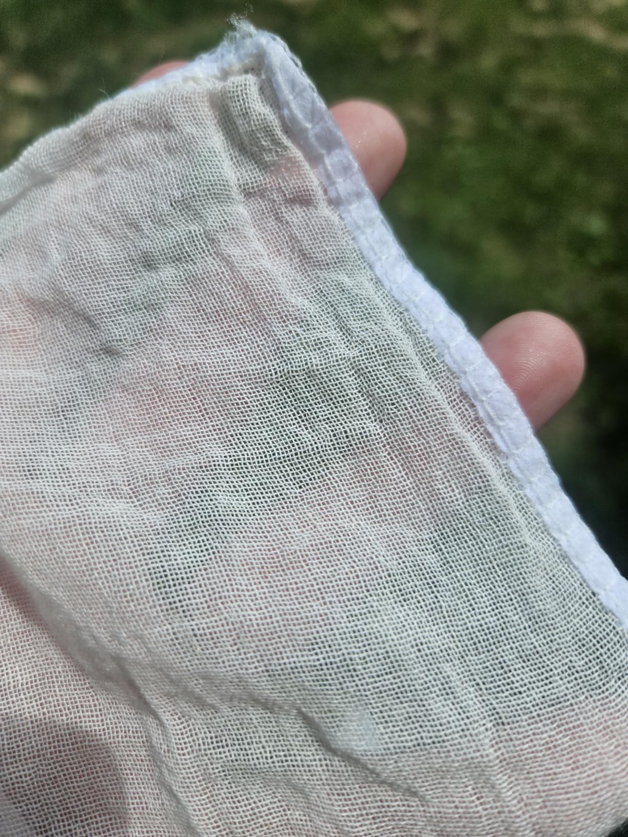 3 PCS Reusable Cheesecloth Bag & Nut Milk Bags, Grade 100, 14x14 Inch Hemmed Cheese Cloth for Straining Craft, 100% Cotton Unbleached Cloth Strainer for Cooking, Baking, Juicing, Cheese Making customer photo 2