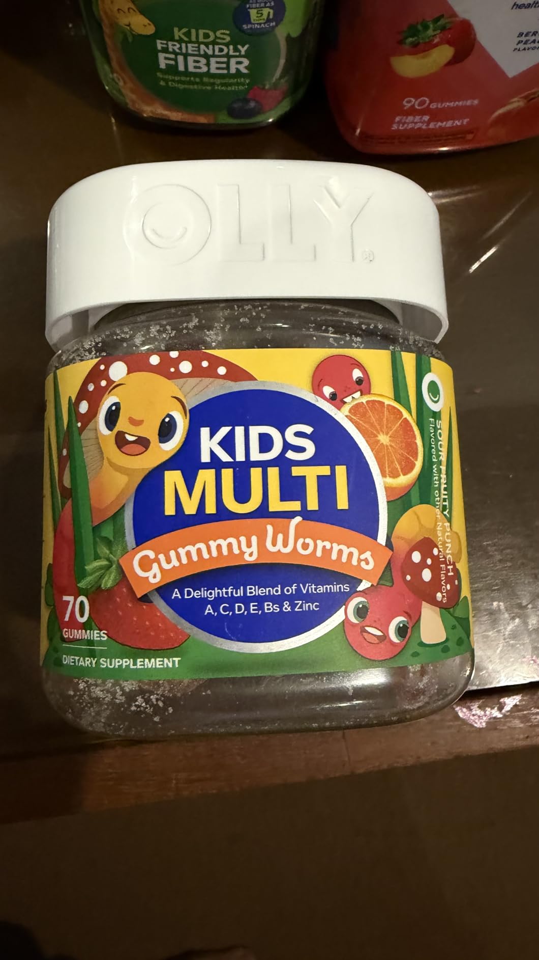 OLLY Kids Multi Gummy Worms, Overall Wellness & Immune Support - 70 Count customer photo 2