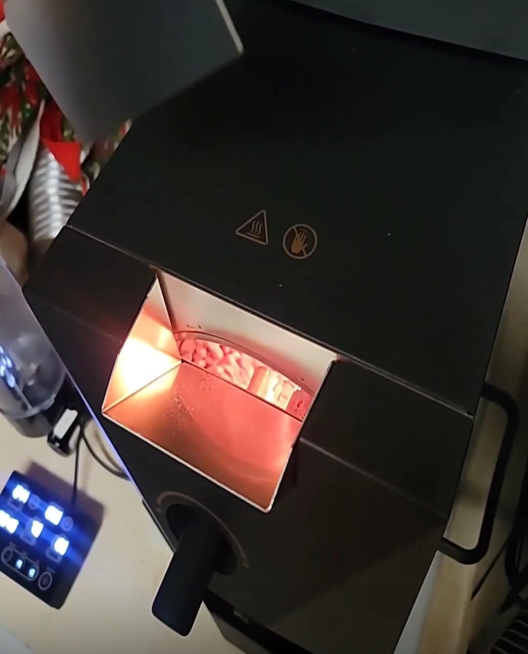 Electric Coffee Bean Roaster Machine, Smokeless Drum Roasting, for Home&Commercial Automatic Baking customer photo 2