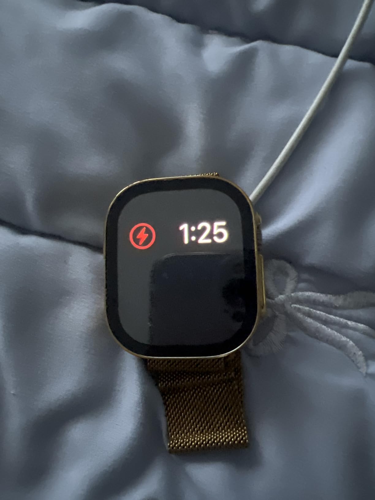 Apple Watch Ultra 2 [GPS + Cellular 49mm] Smartwatch with Rugged Titanium Case & Blue/Black Trail Loop S/M. Fitness Tracker, Precision GPS, Action Button, Extra-Long Battery Life customer photo 1